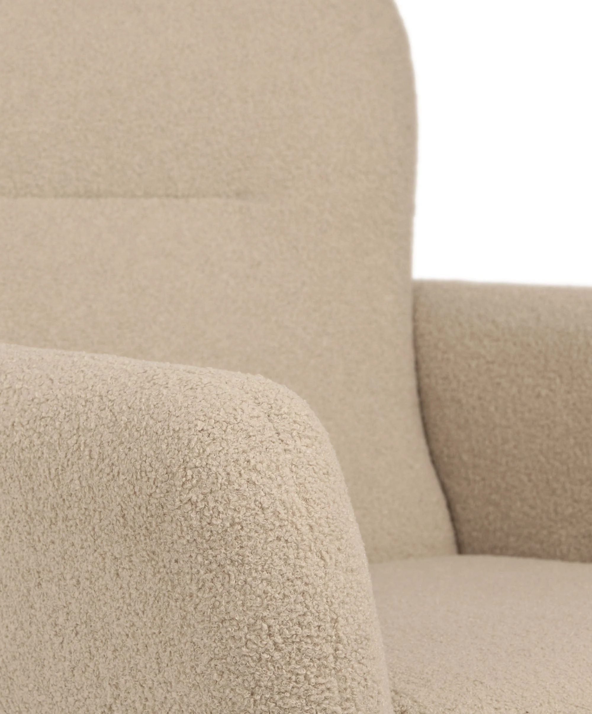 Settle Swivel Nursing Chair - Oatmeal Boucle - Image 6