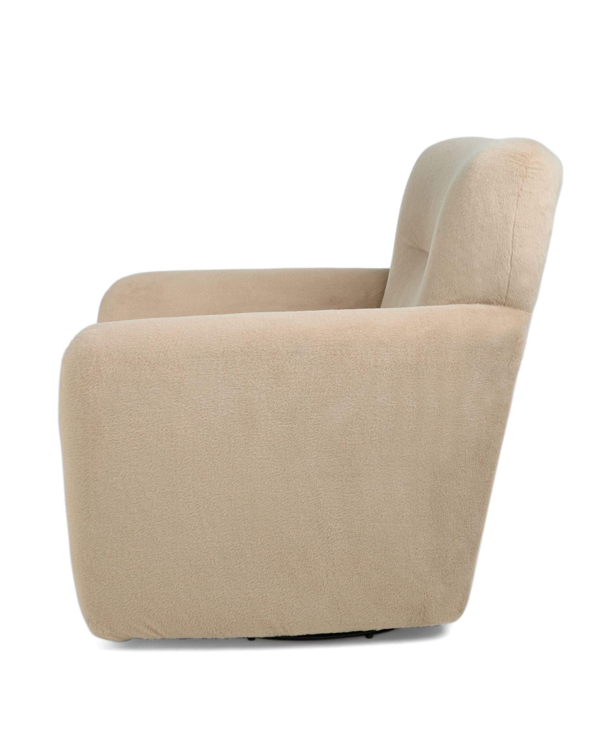 Settle Nursing Chair & Stool - Almond Sherpa - Image 6