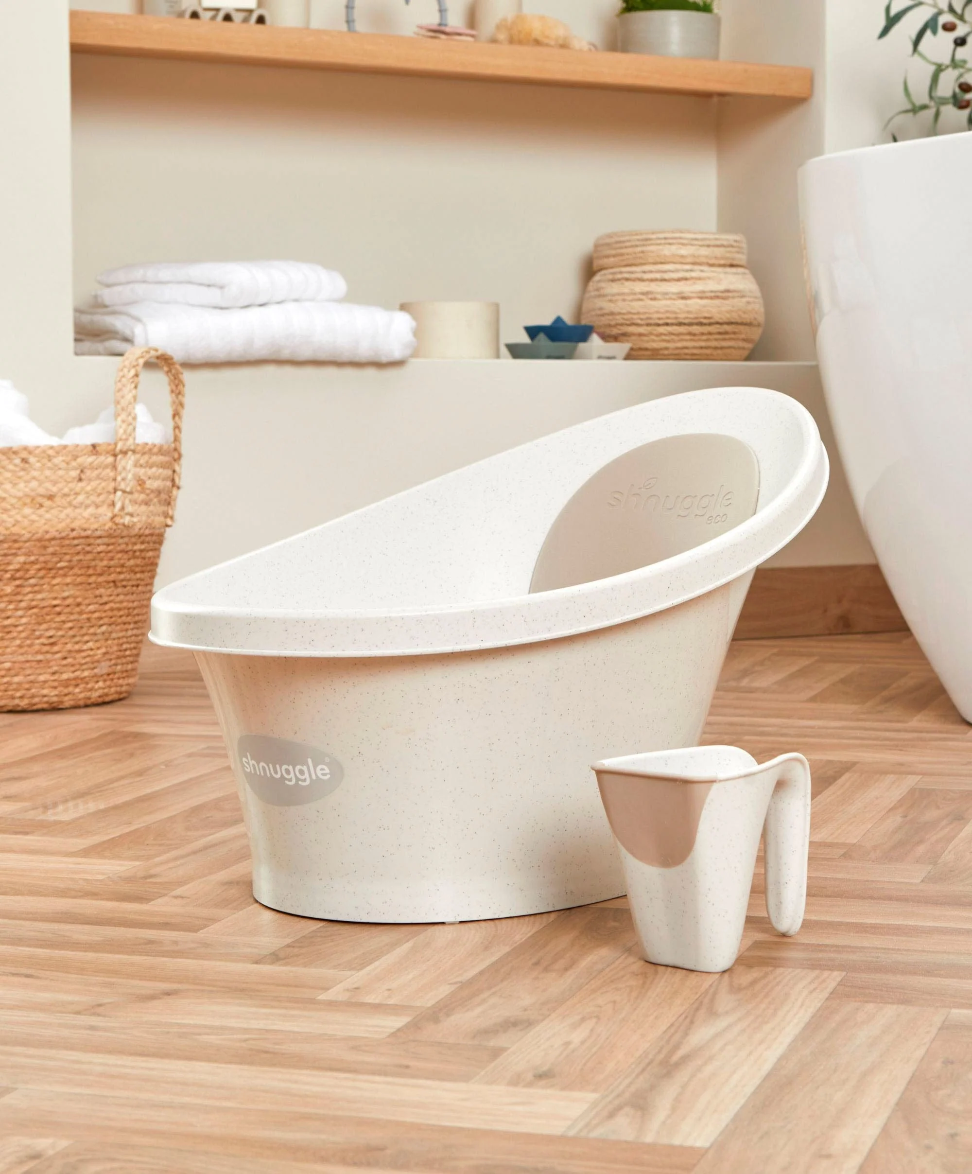 Shnuggle ECO Baby Bath - Cookies & Cream - Image 5