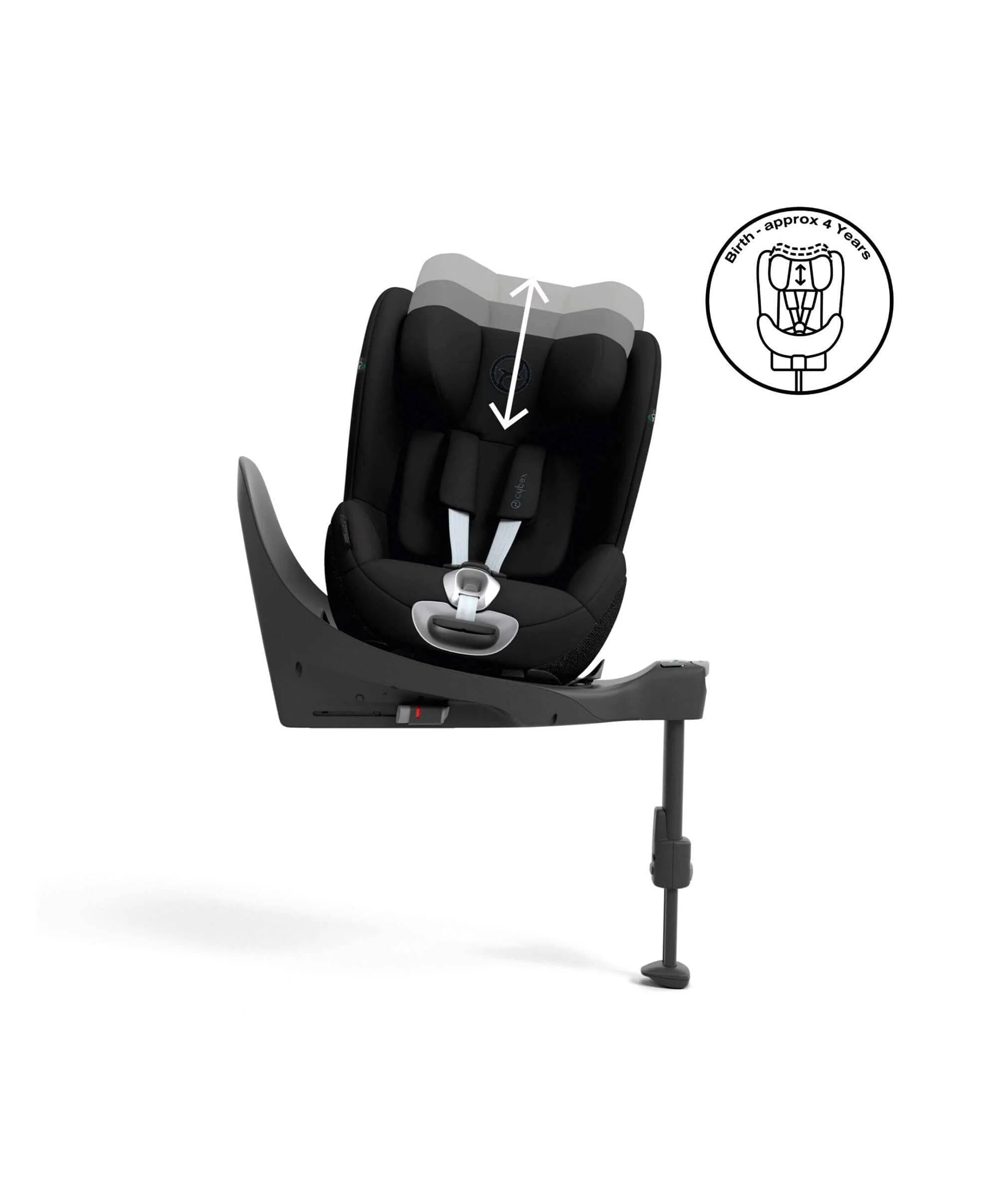 CYBEX Sirona T i-Size 360° Rotating Toddler Car Seat - Sepia Black - Image 16