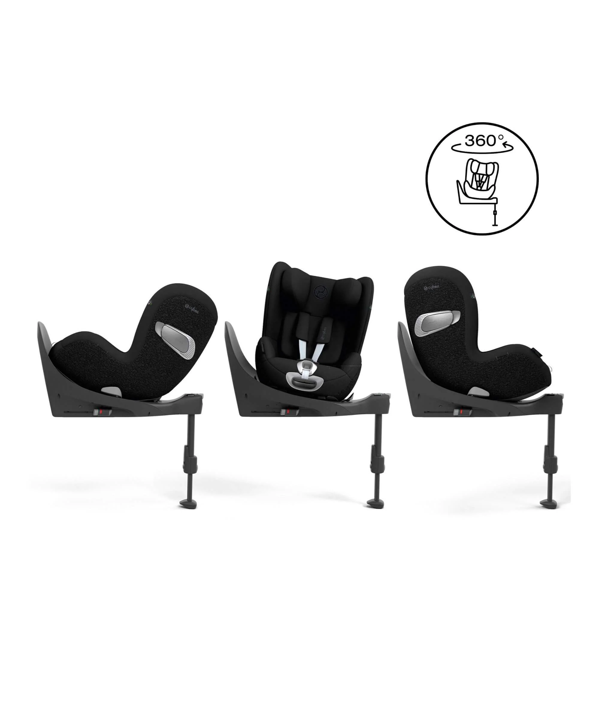 CYBEX Sirona T i-Size 360° Rotating Toddler Car Seat - Sepia Black - Image 4