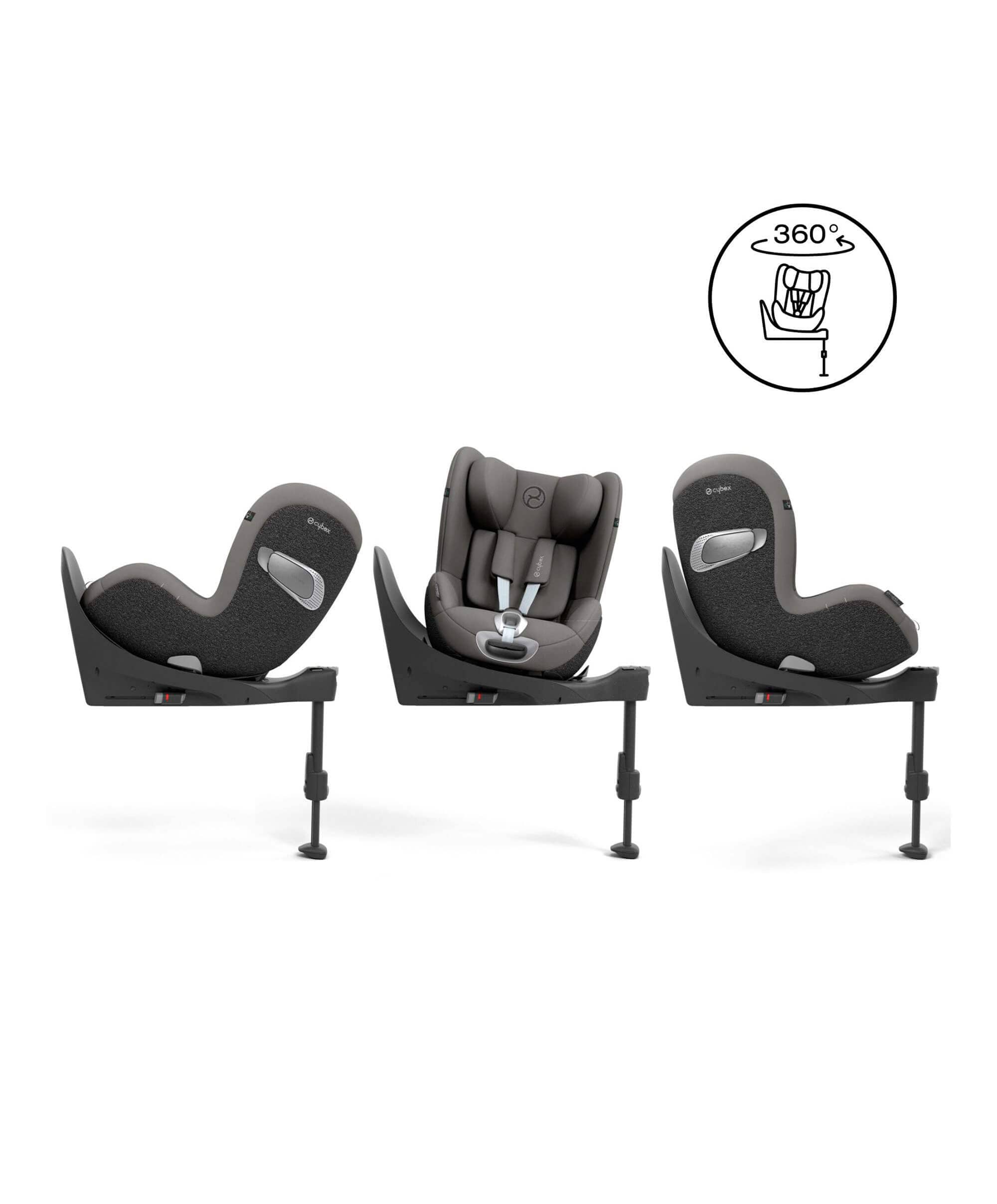 CYBEX Sirona T i-Size 360° Rotating Toddler Car Seat - Mirage Grey - Image 15