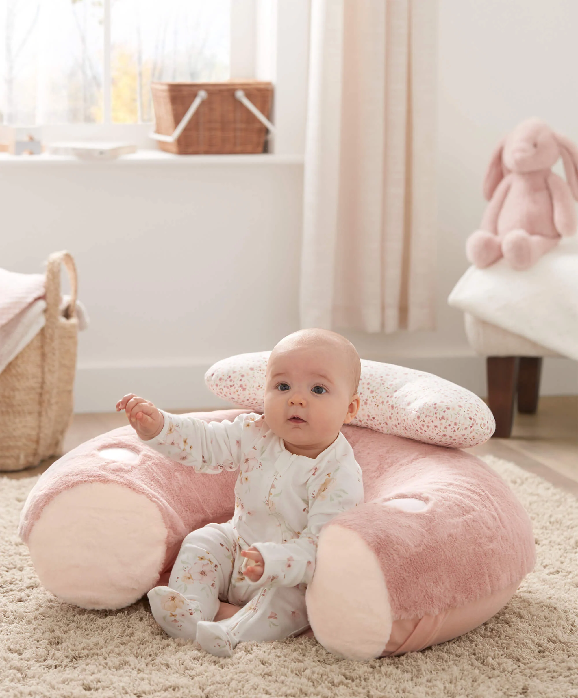 Sit and Play Interactive Floor Seat - Welcome to the World Bunny - Image 4