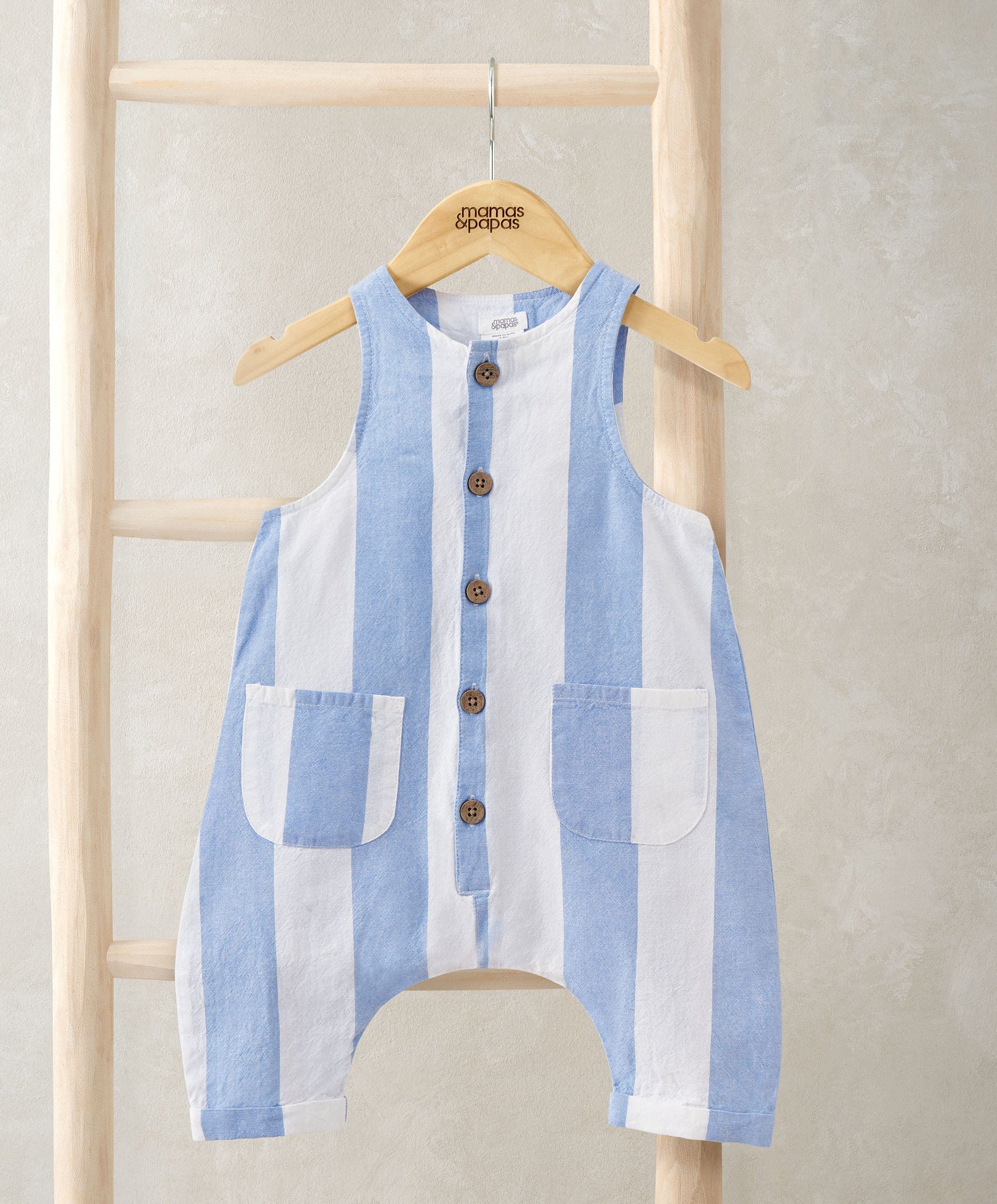Slouchy Striped Romper - Image 2