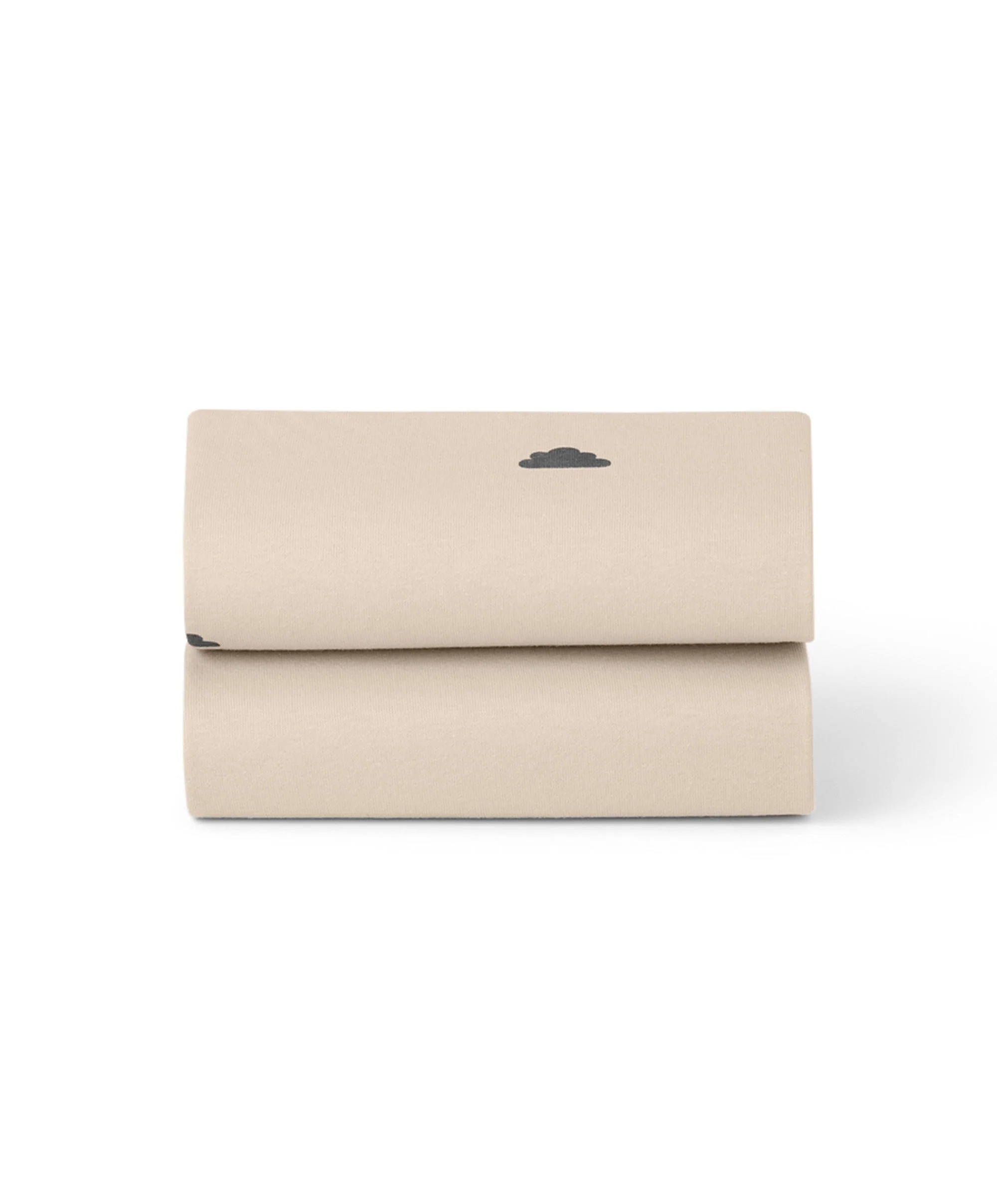 Snuz Twin Pack Crib Sheets - Sand Cloud
