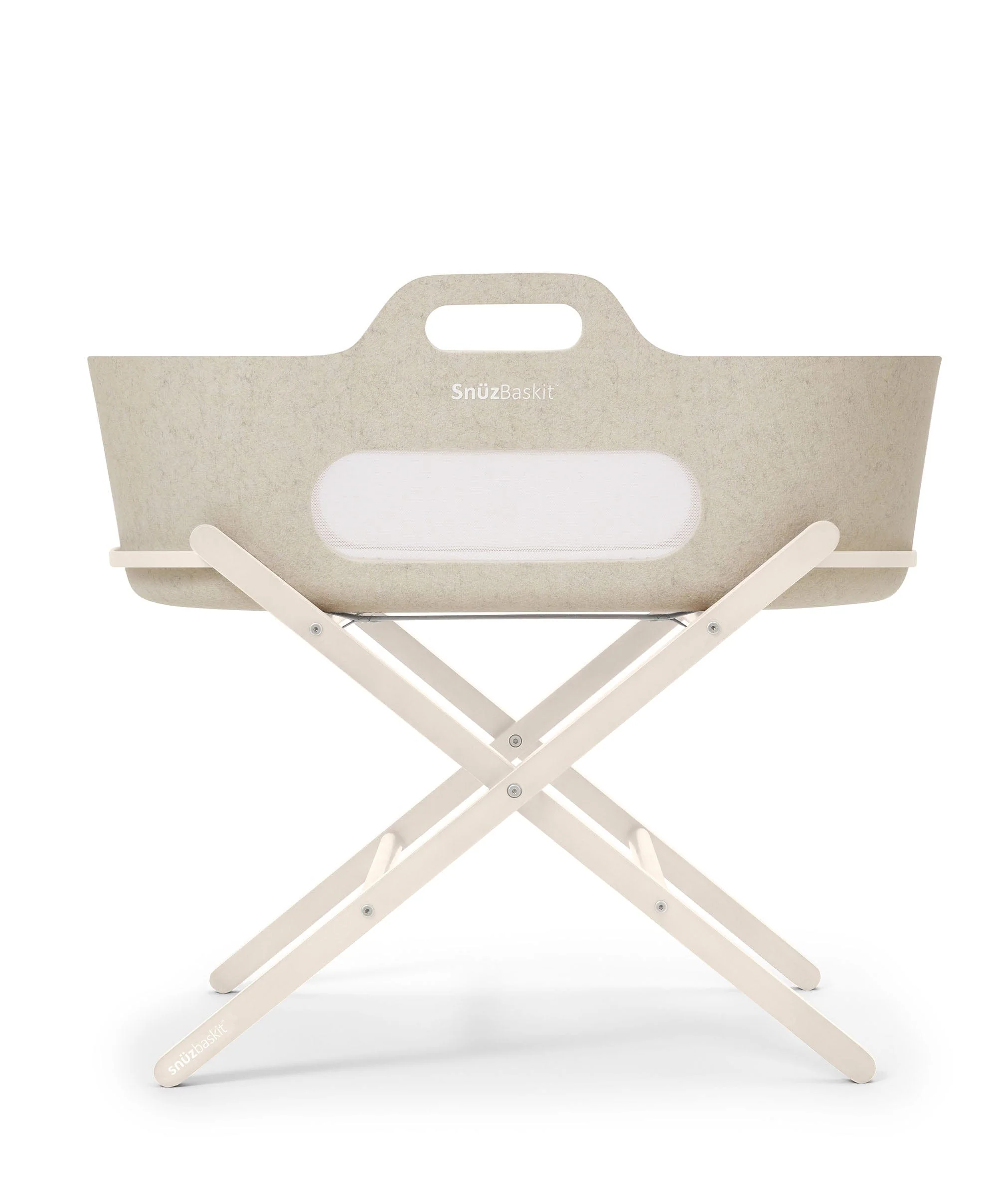 SnuzBaskit Moses Basket & Stand - Barley/Cashmere - Image 5