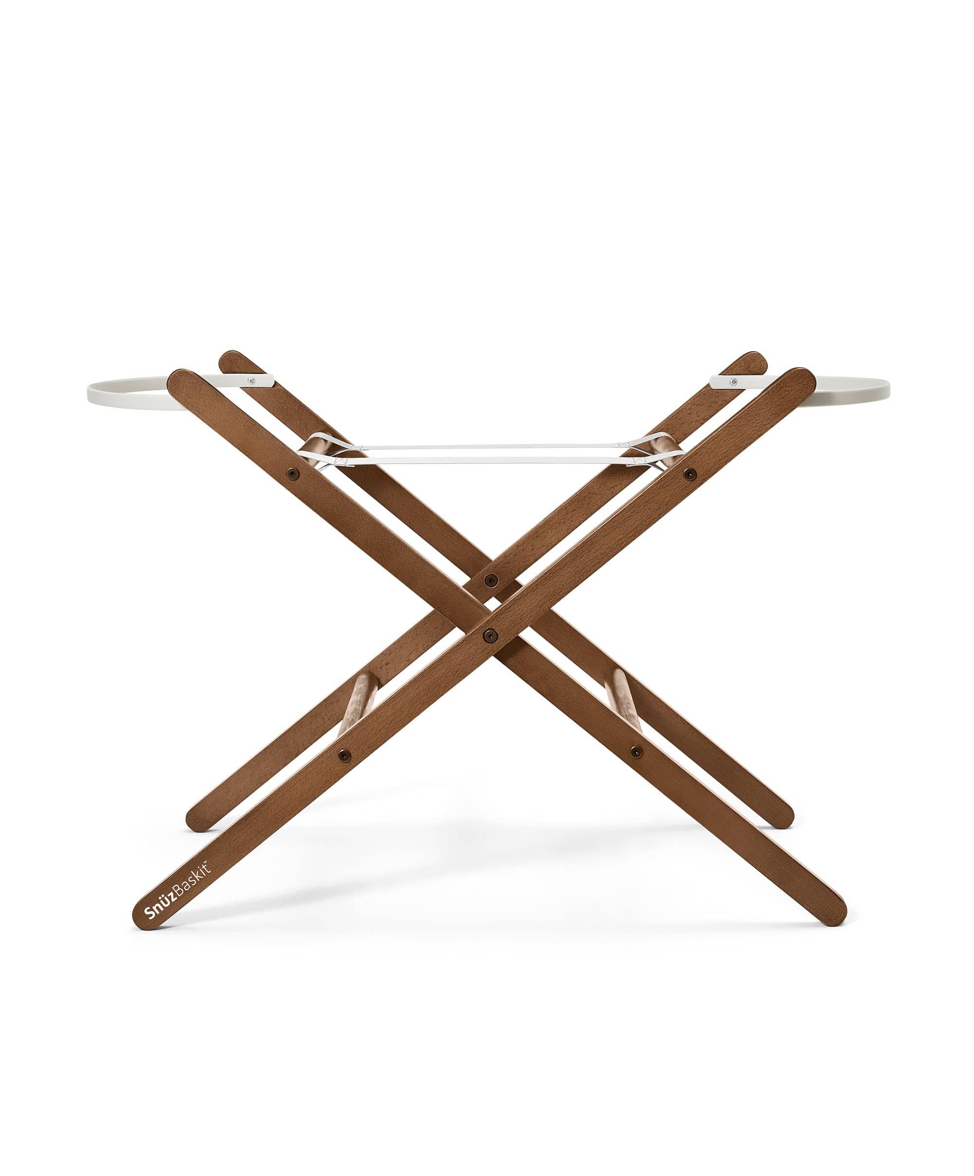 SnuzBaskit Moses Basket & Stand - Barley/Walnut - Image 9