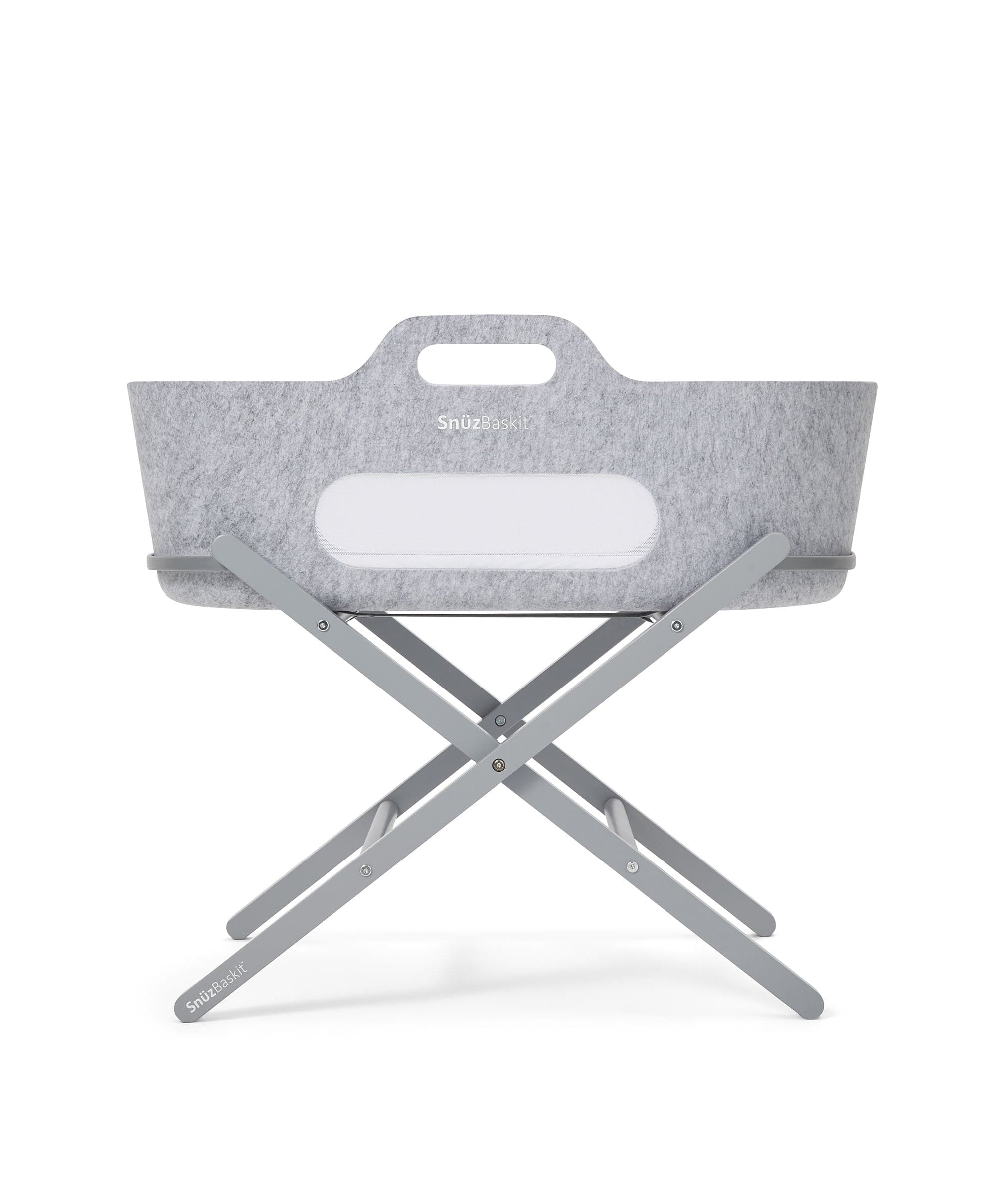 SnuzBaskit Moses Basket & Stand - Light Grey/Dove - Image 16