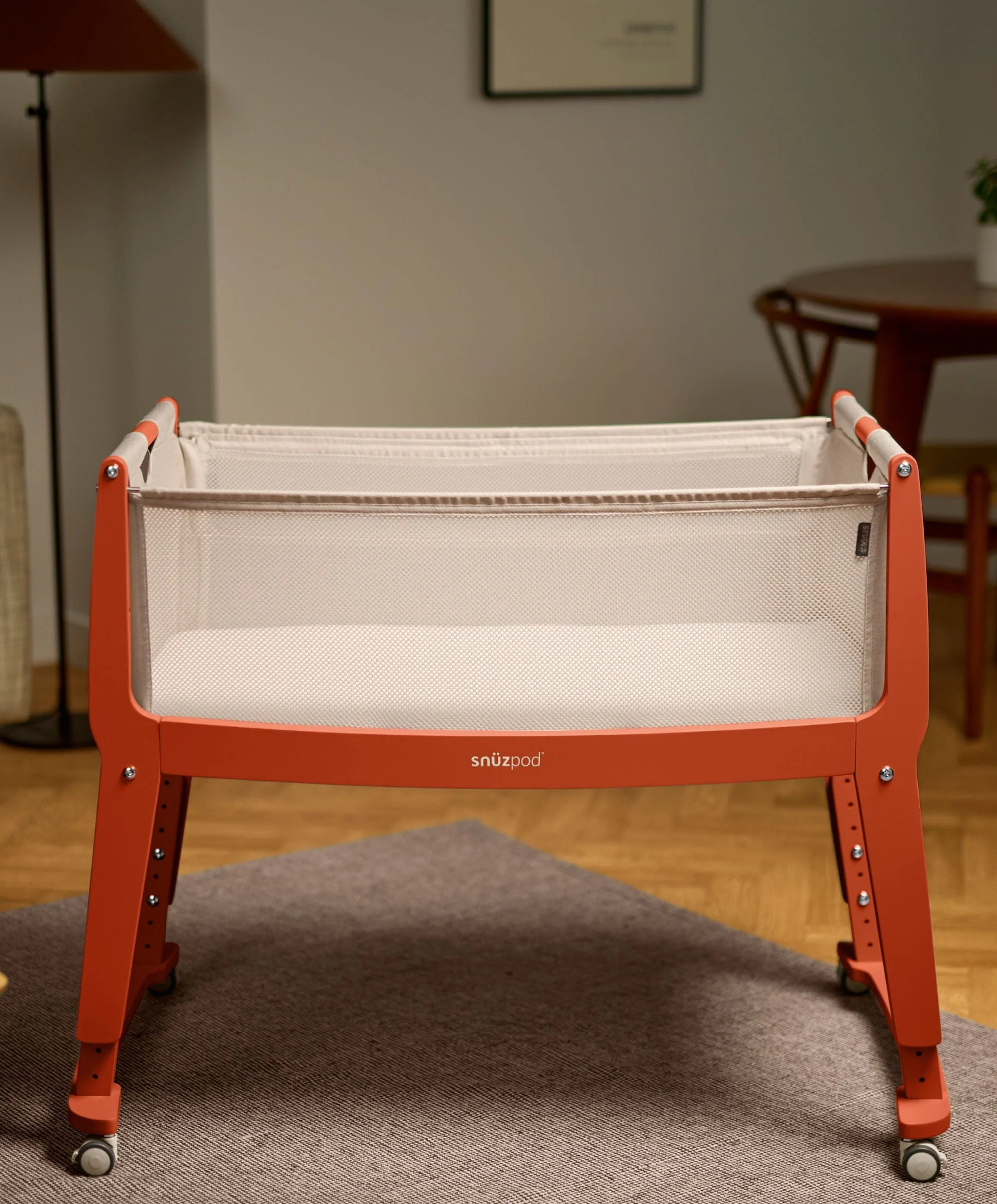 SnuzPod Studio Bedside Crib – Florence Ember - Image 5
