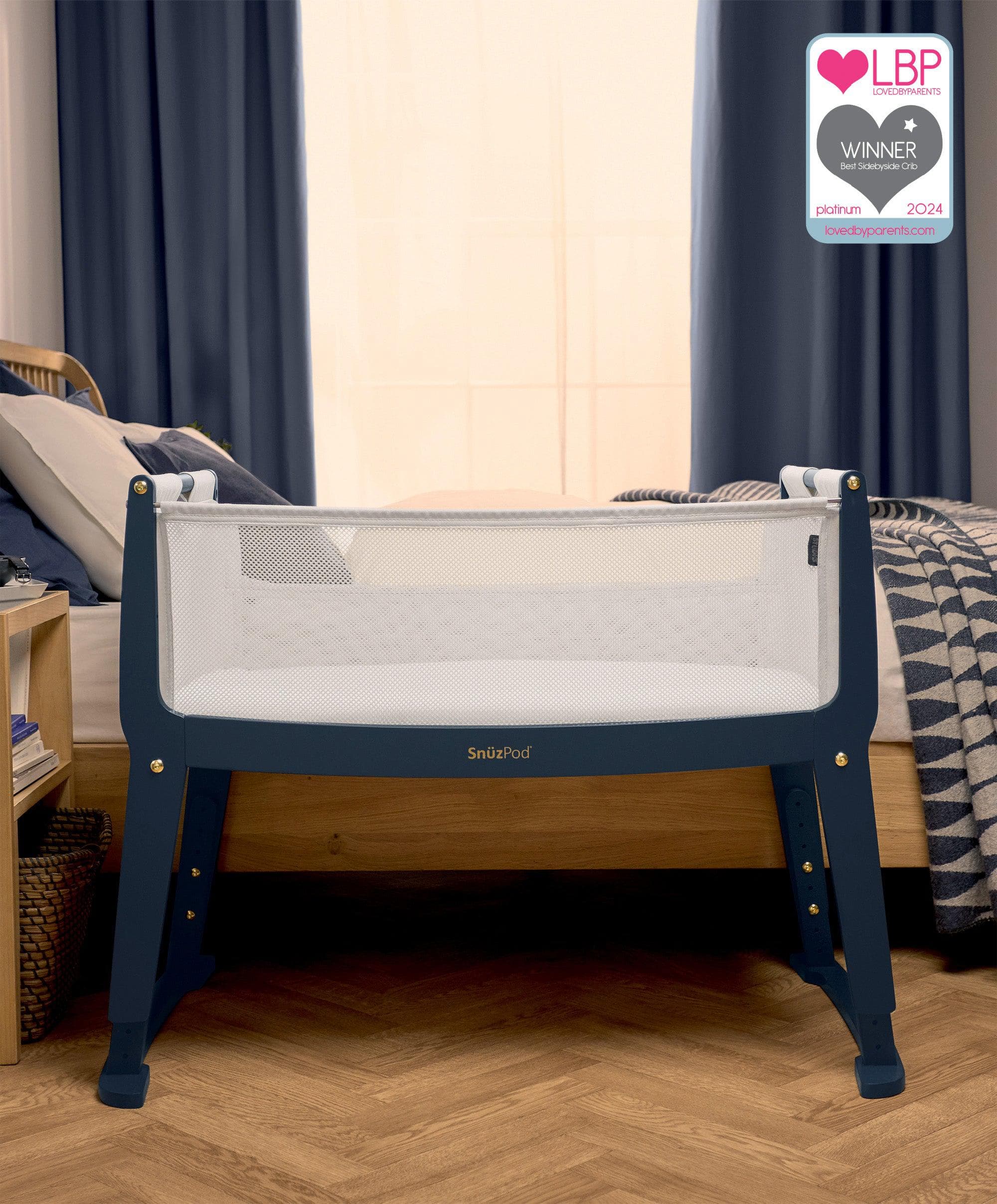 SnuzPod Studio Bedside Crib - London - Image 2