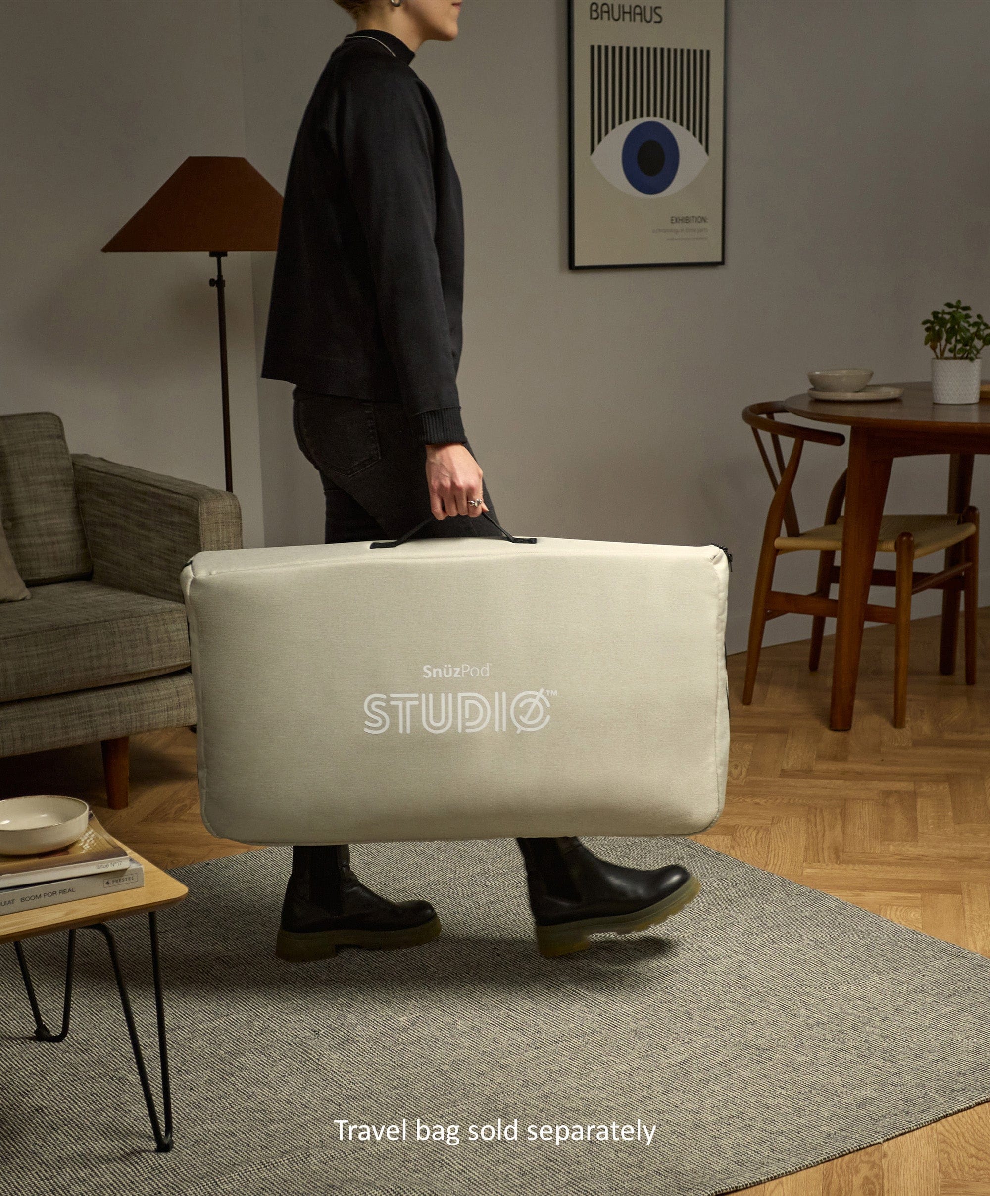 SnuzPod Studio Bedside Crib - Paris - Image 10