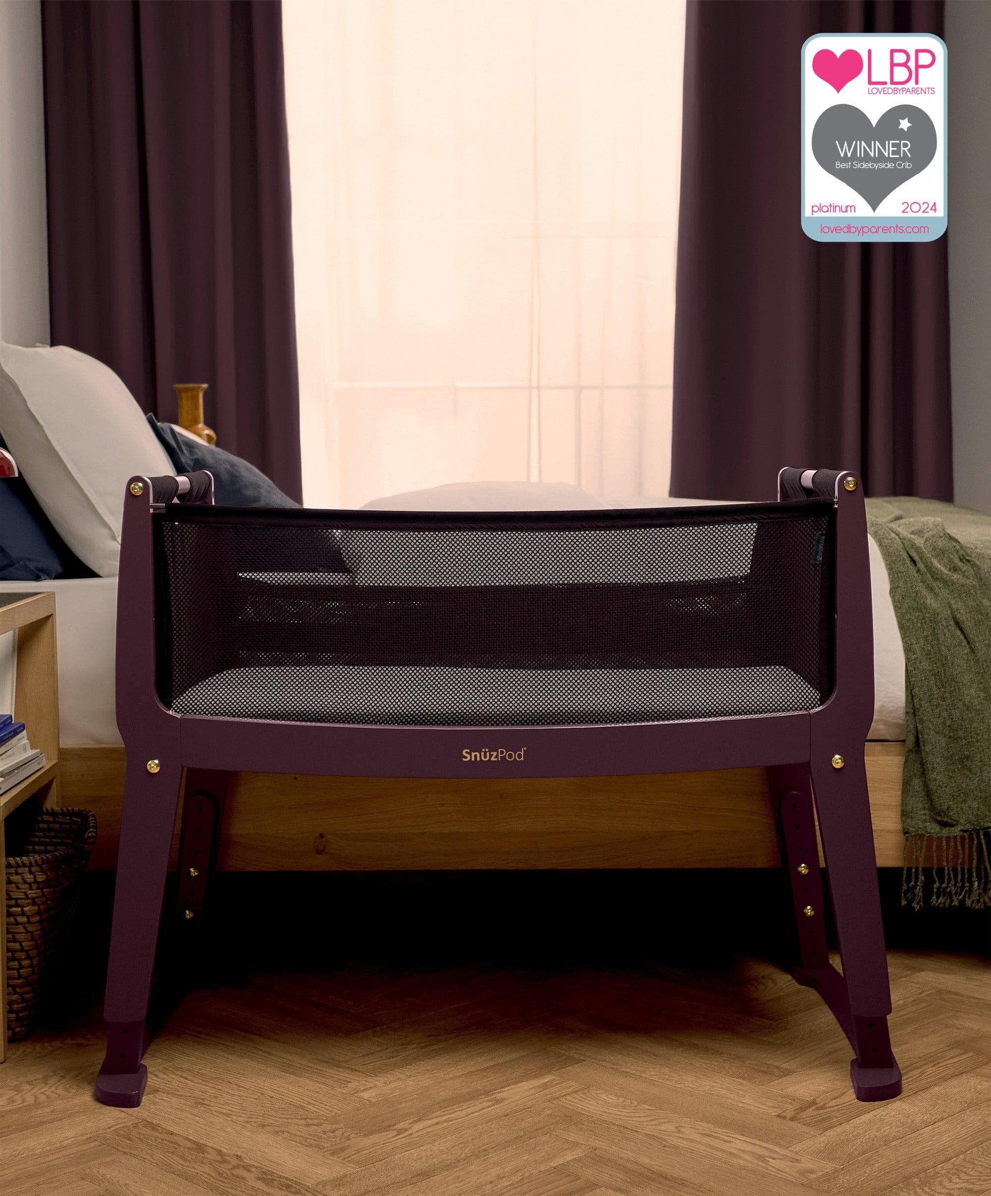 SnuzPod Studio Bedside Crib - Rome - Image 2