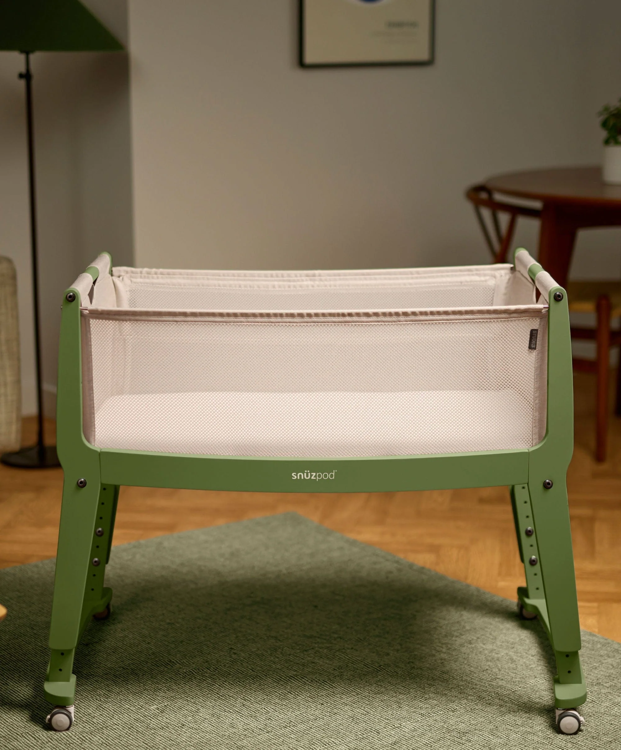 SnuzPod Studio Bedside Crib – Tokyo Matcha - Image 5