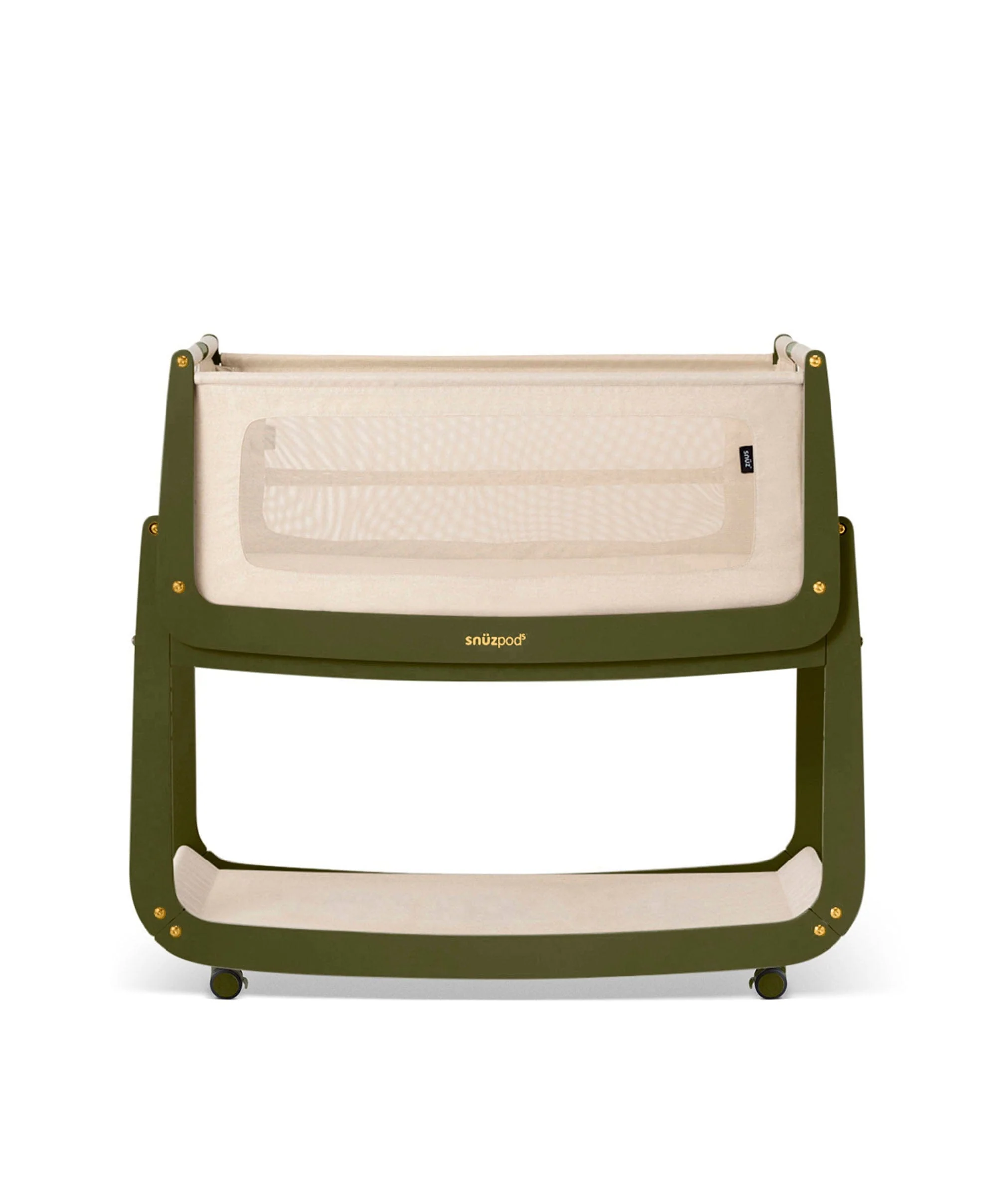 SnuzPod 5 Bedside Crib - Olive - Image 8