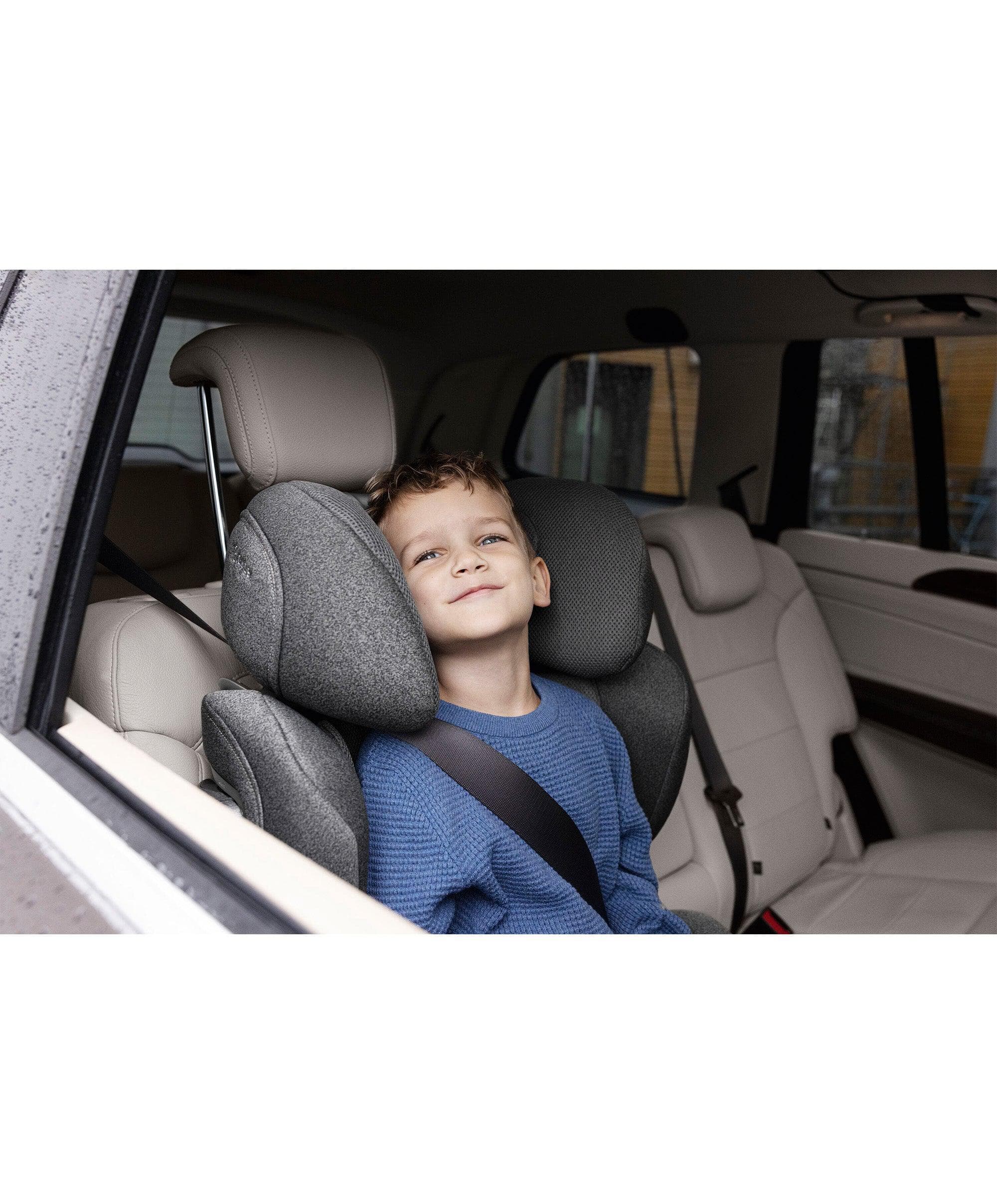 Cybex Solution T i-Fix High-back Booster Car Seat in Moon Black - Image 11