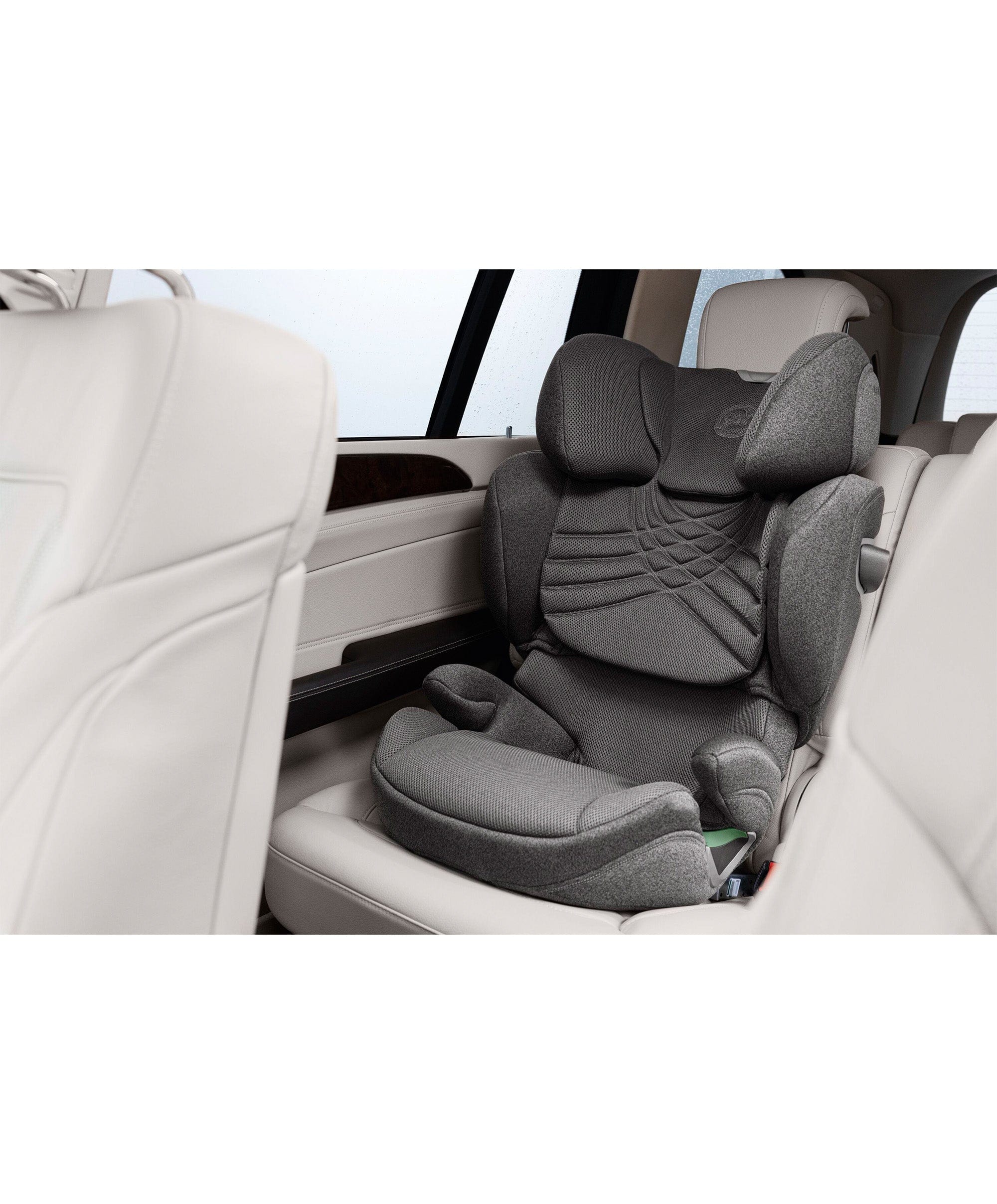 Cybex Solution T i-Fix High-back Booster Car Seat in Moon Black - Image 22