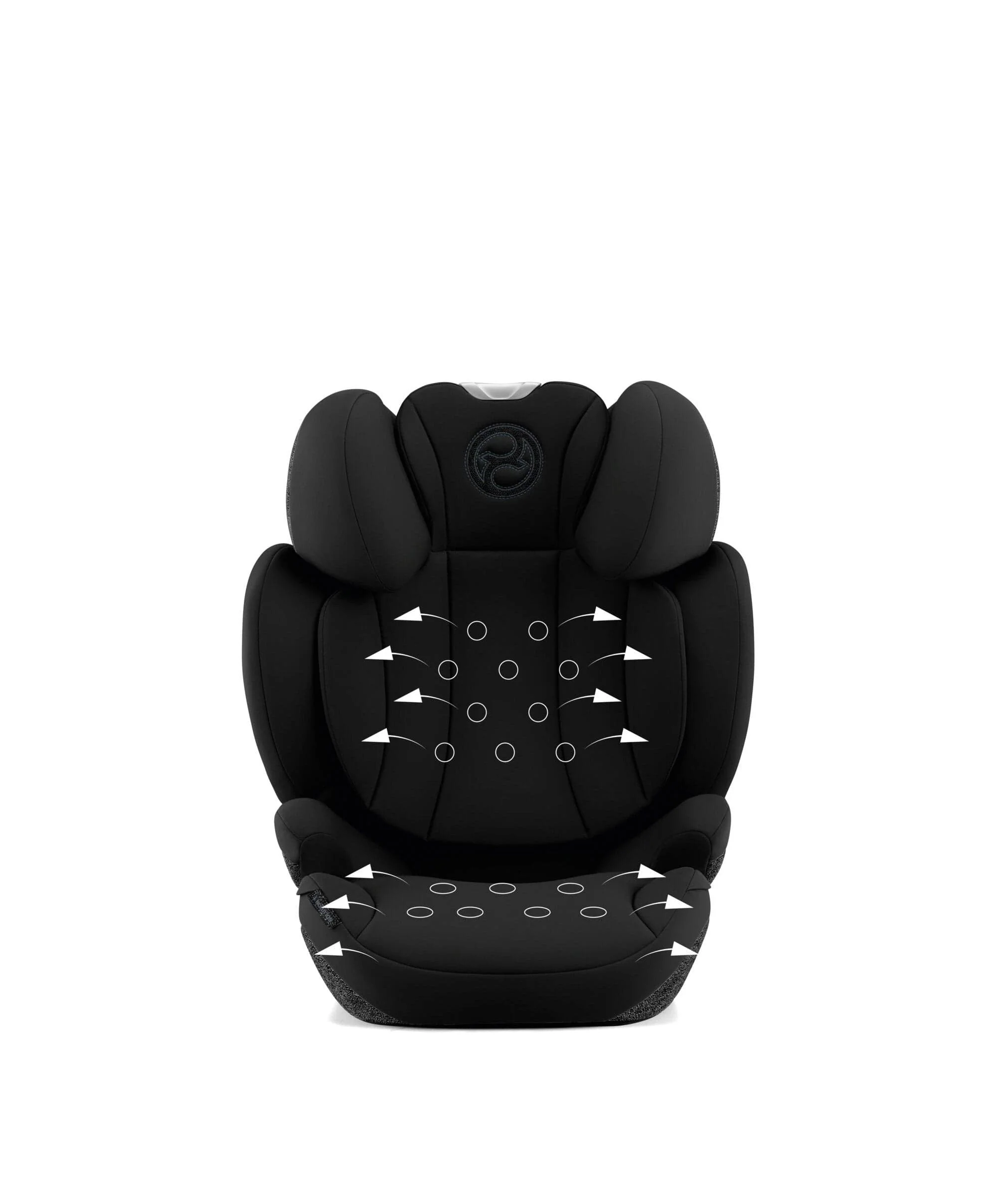 Cybex Solution T i-Fix High-back Booster Car Seat in Moon Black - Image 5