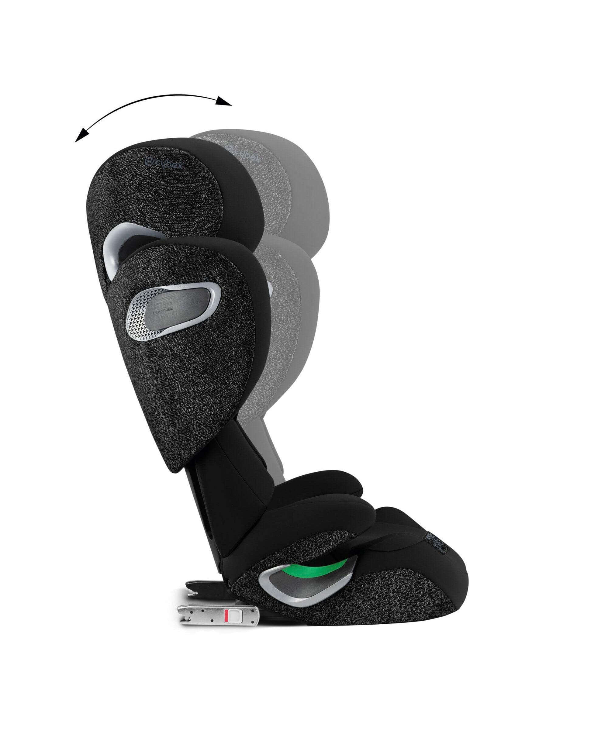 Cybex Solution T i-Fix High-back Booster Car Seat in Moon Black - Image 6