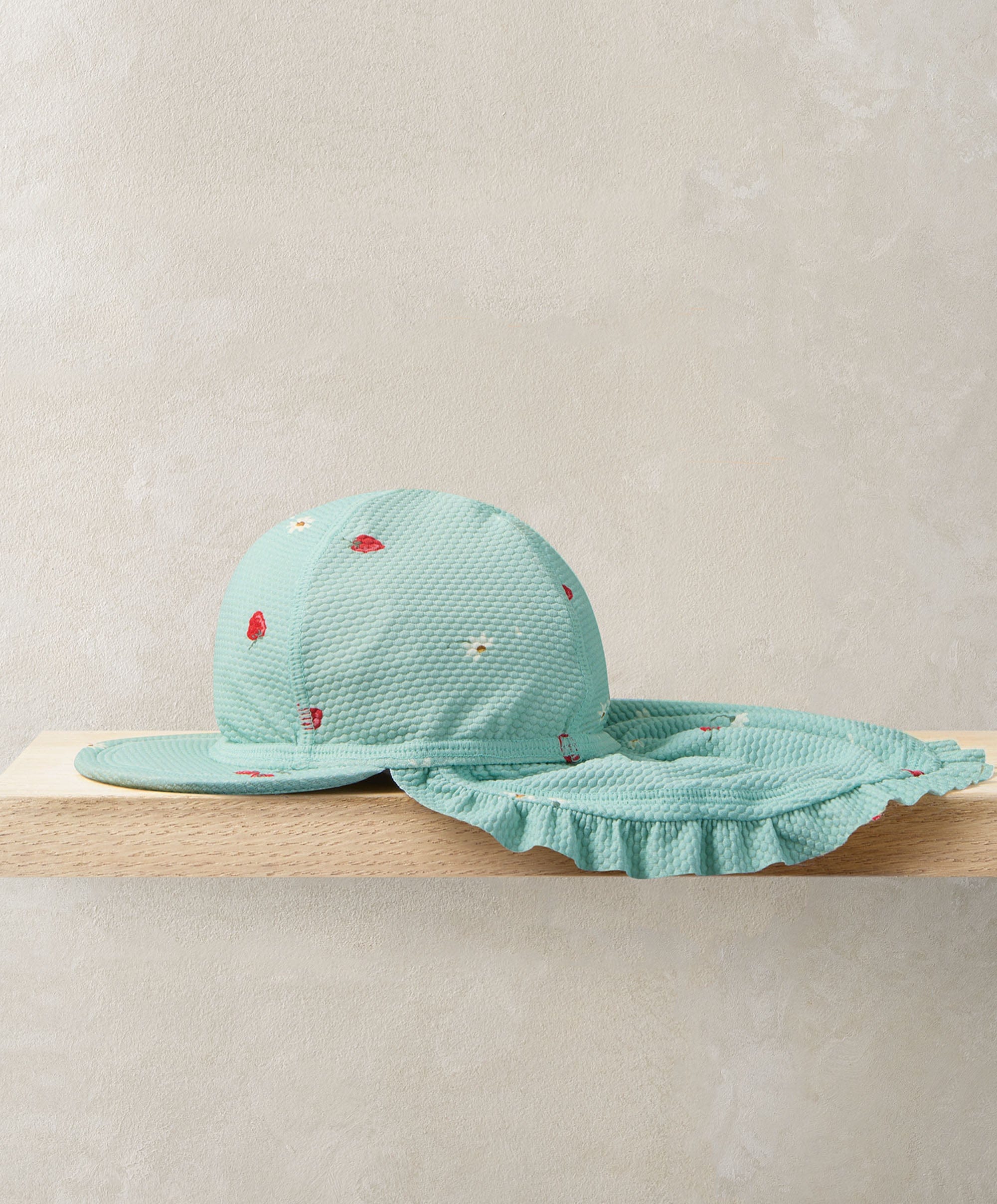 Strawberry Peaked Sunhat