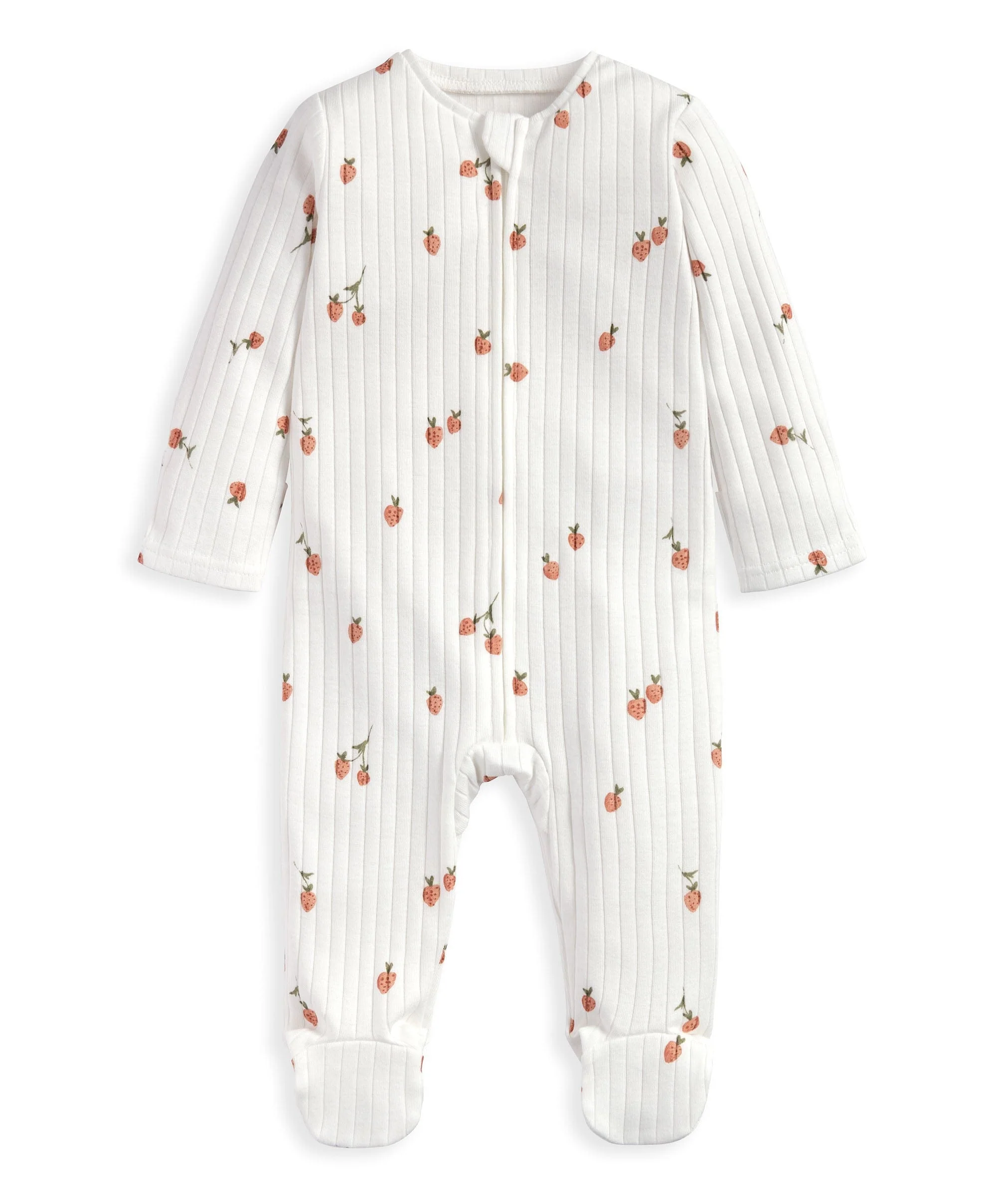 Strawberry Zip Sleepsuit - Image 5
