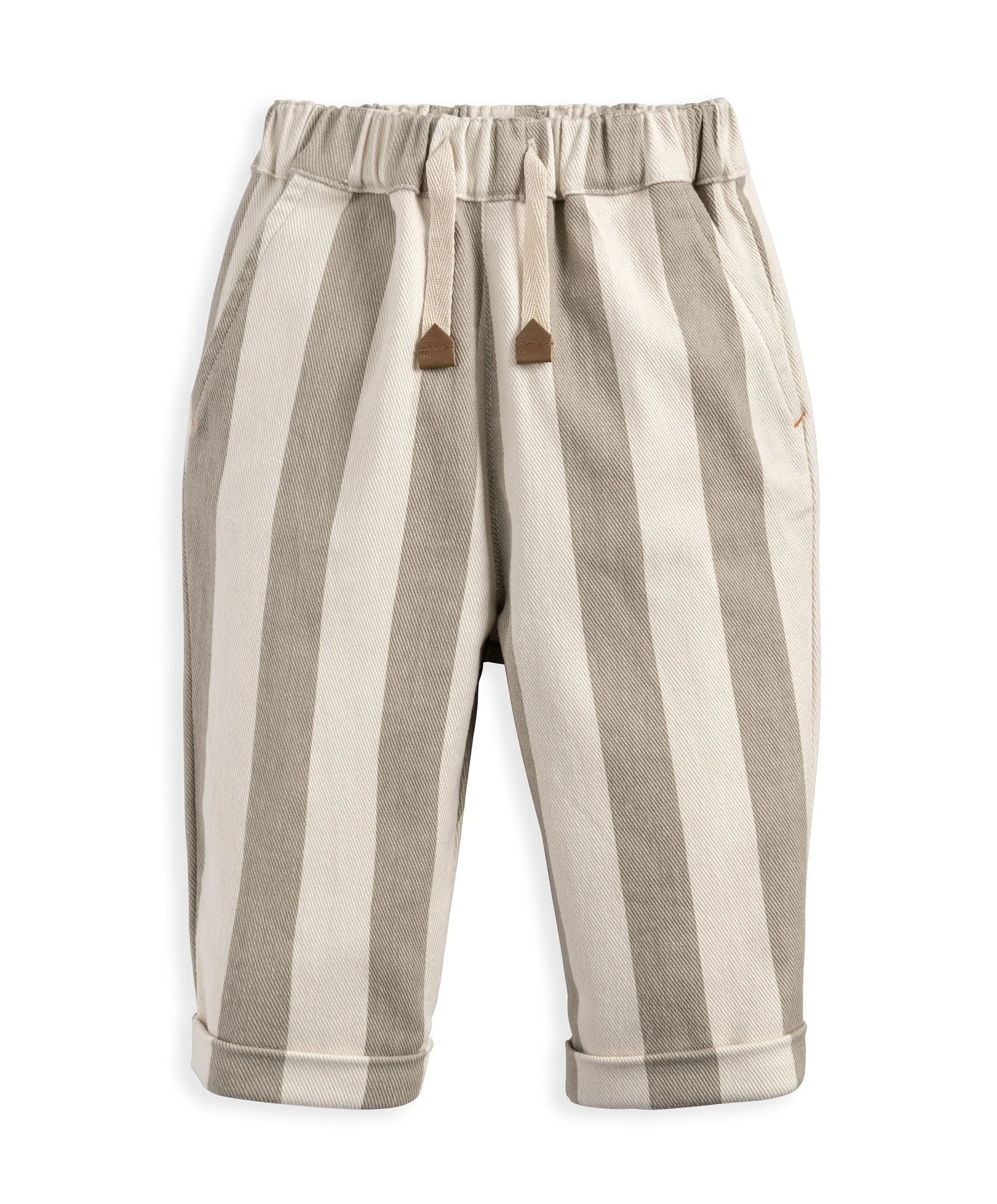 Striped Twill Joggers - Image 3