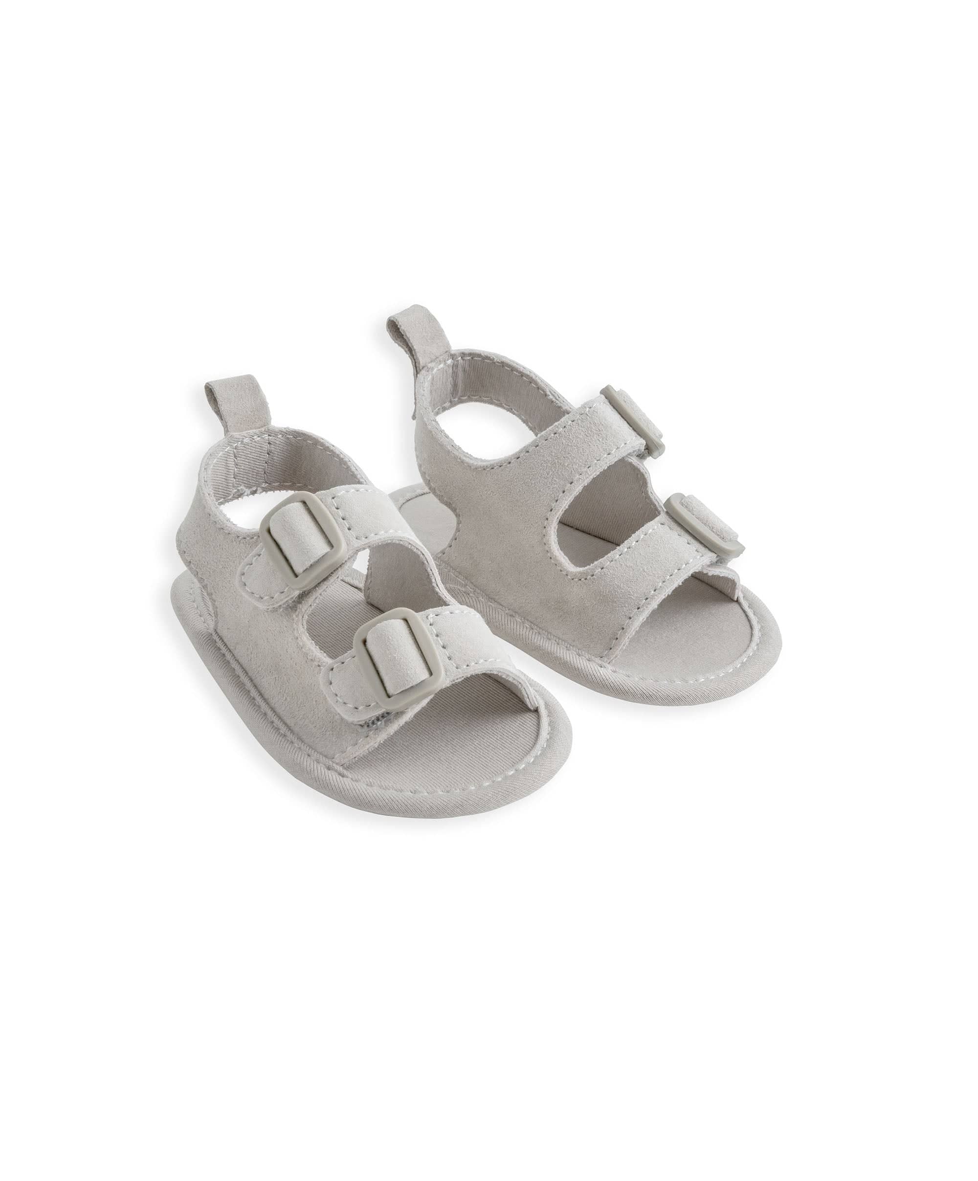 Stone Suede Sandals - Image 3