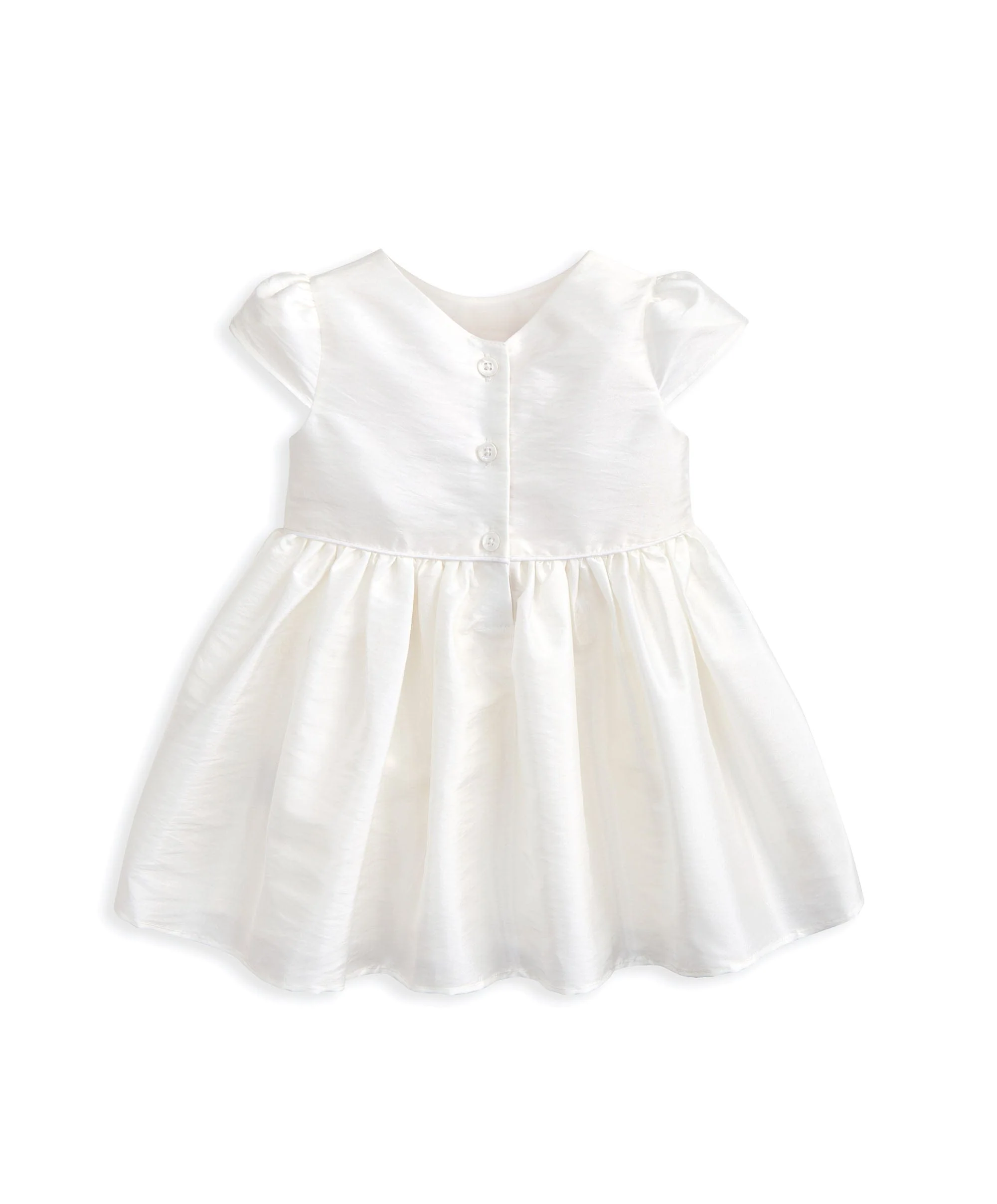 Taffeta Dress - White - Image 3