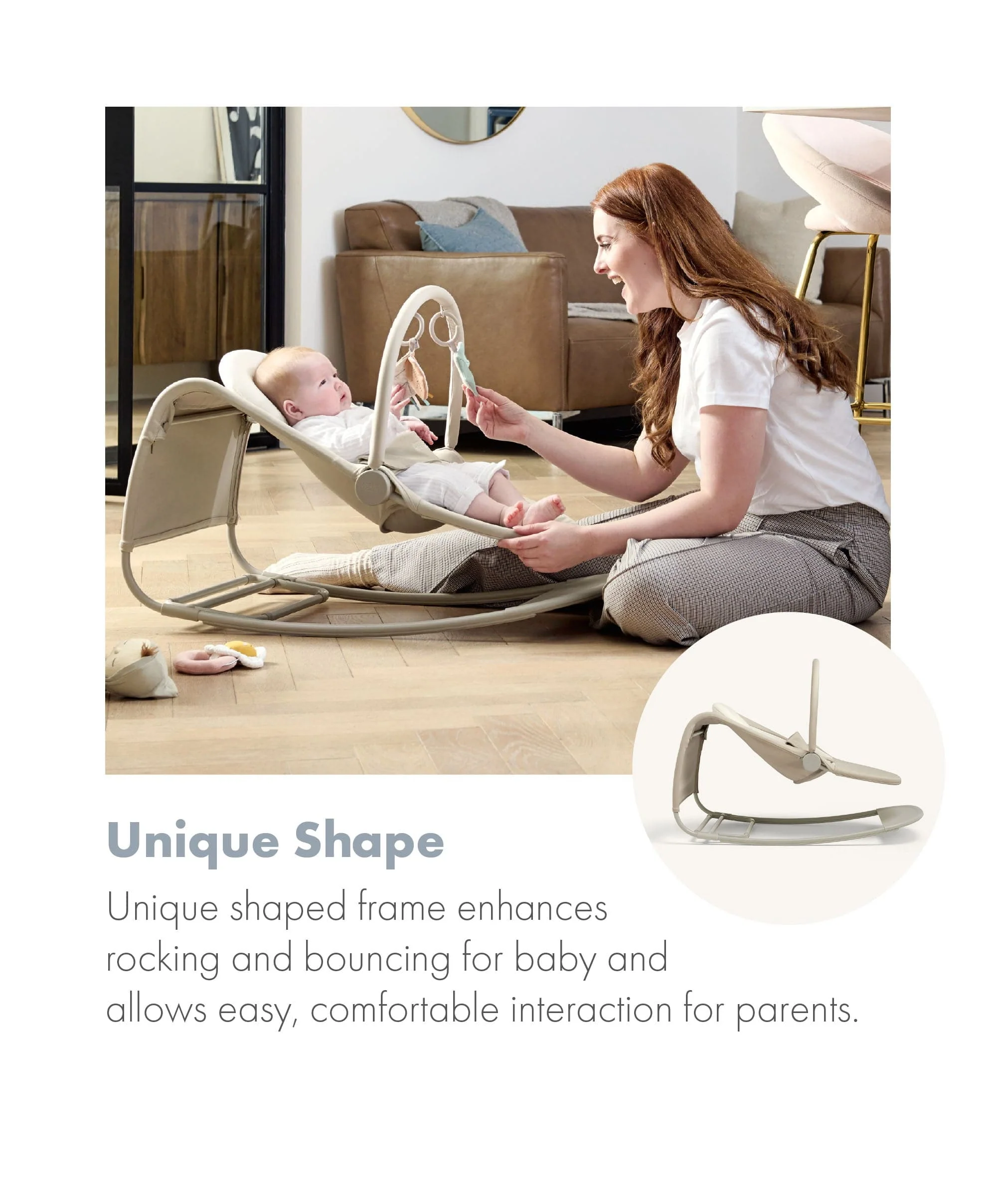 Tempo 3-in-1 Rocker/Bouncer - Sand - Image 15