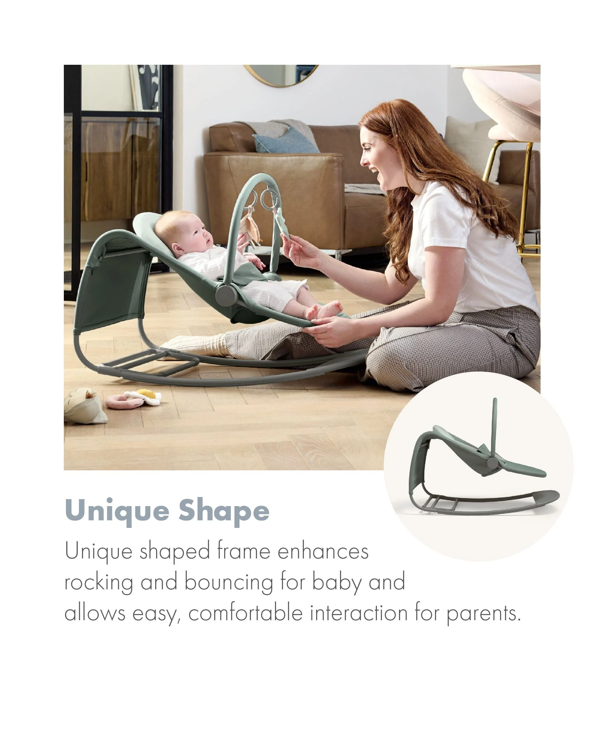 Tempo 3-in-1 Rocker/Bouncer - Ivy - Image 13