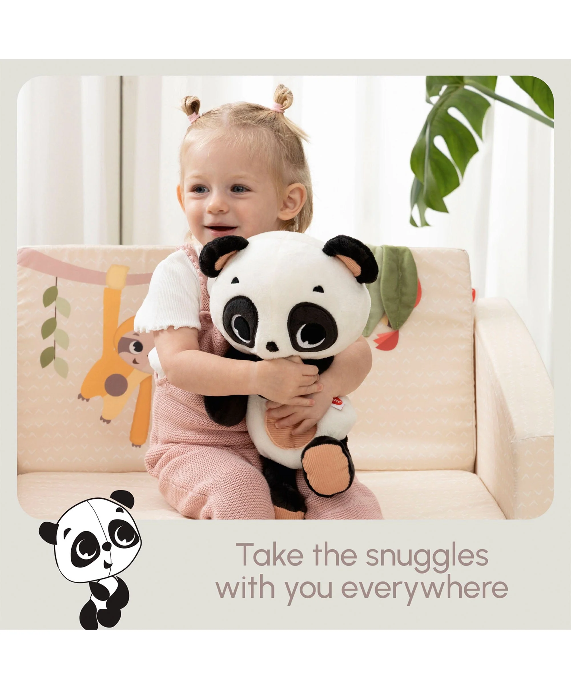 Tiny Love Snuggly Buddy - Panda - Image 6