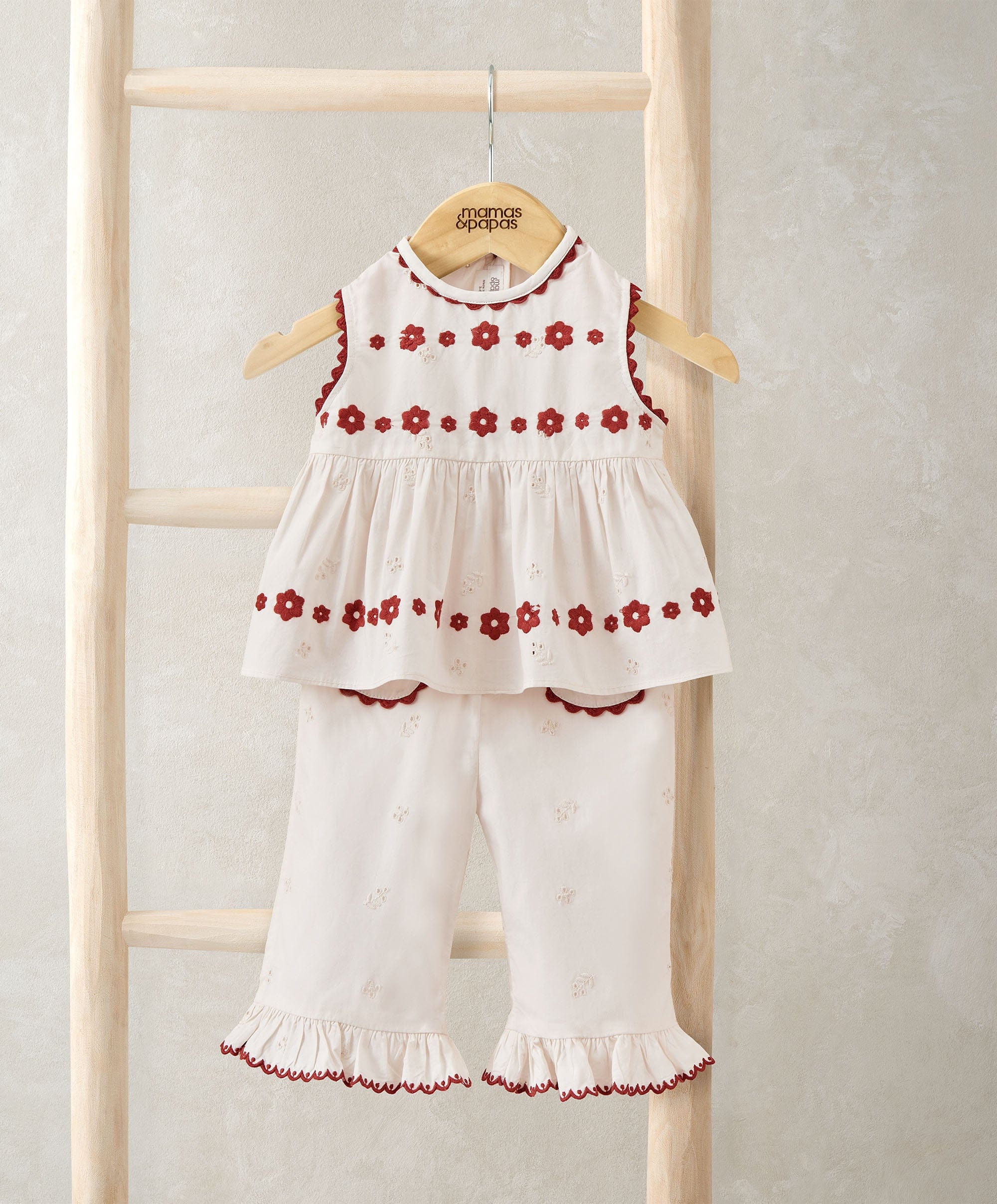 Embroidery Top & Trouser Set - Image 2