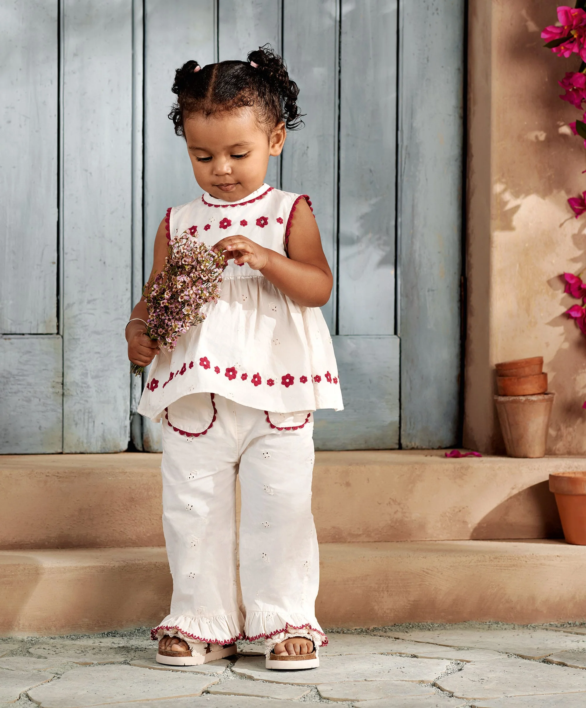 Embroidery Top & Trouser Set - Image 4