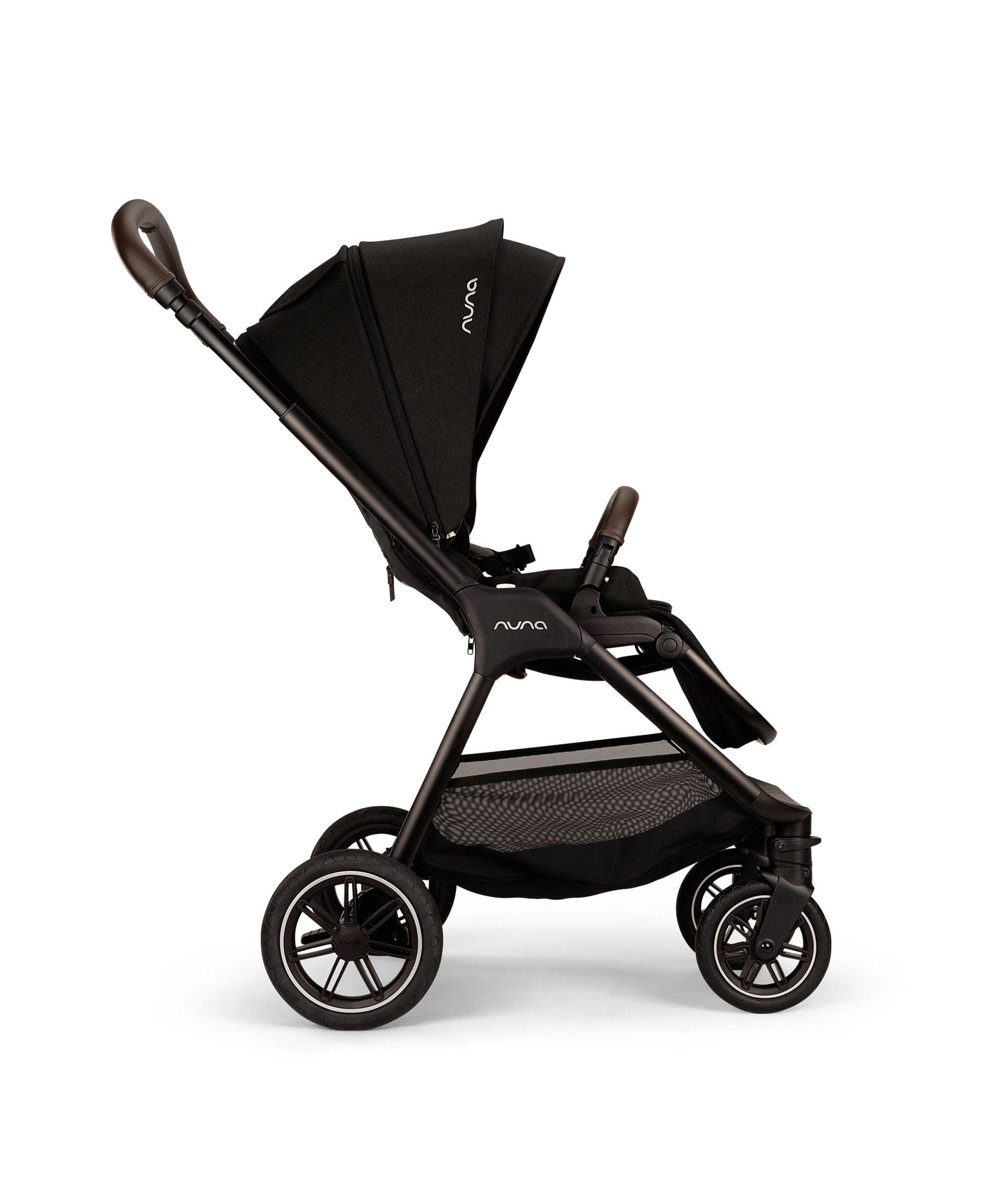 Nuna TRIV Next Urbn Pushchair Bundle with PIPA Urbn Car Seat & LYTL Carrycot - Caviar - Image 5