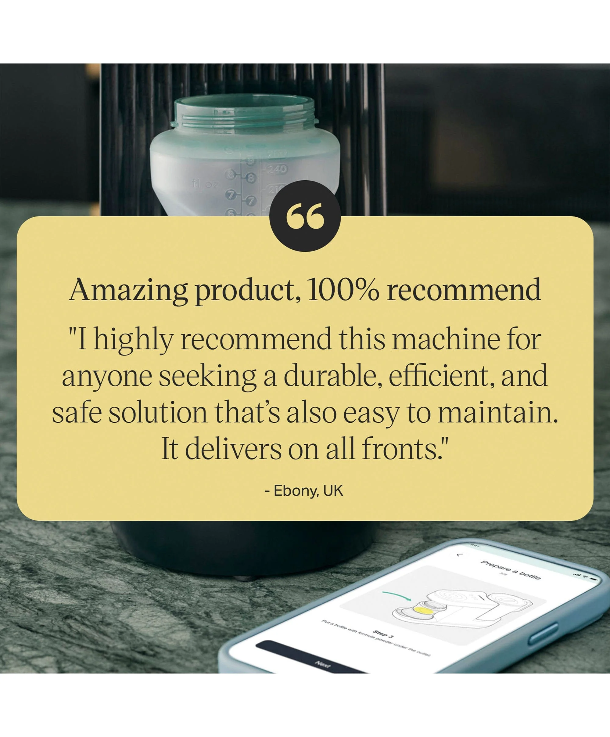 Tommee Tippee Perfect Prep Formula Feed Maker - Slate - Image 4