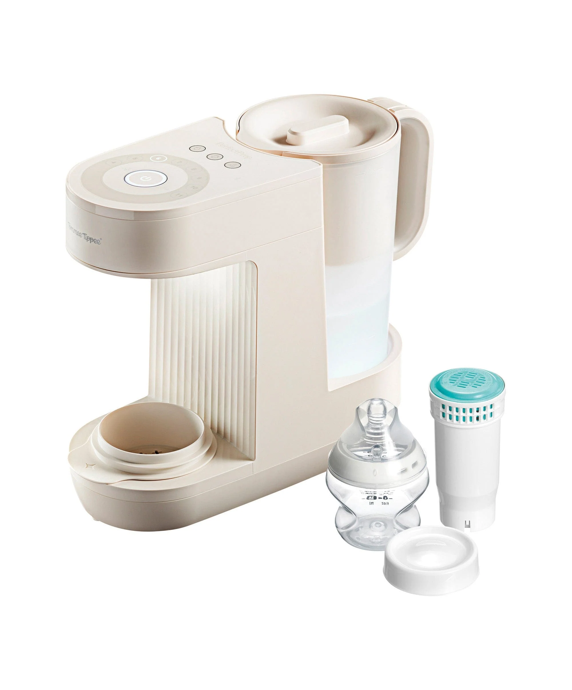 Tommee Tippee Perfect Prep Formula Feed Maker & GoPrep Formula Feed Maker Bundle - Chalk - Image 2