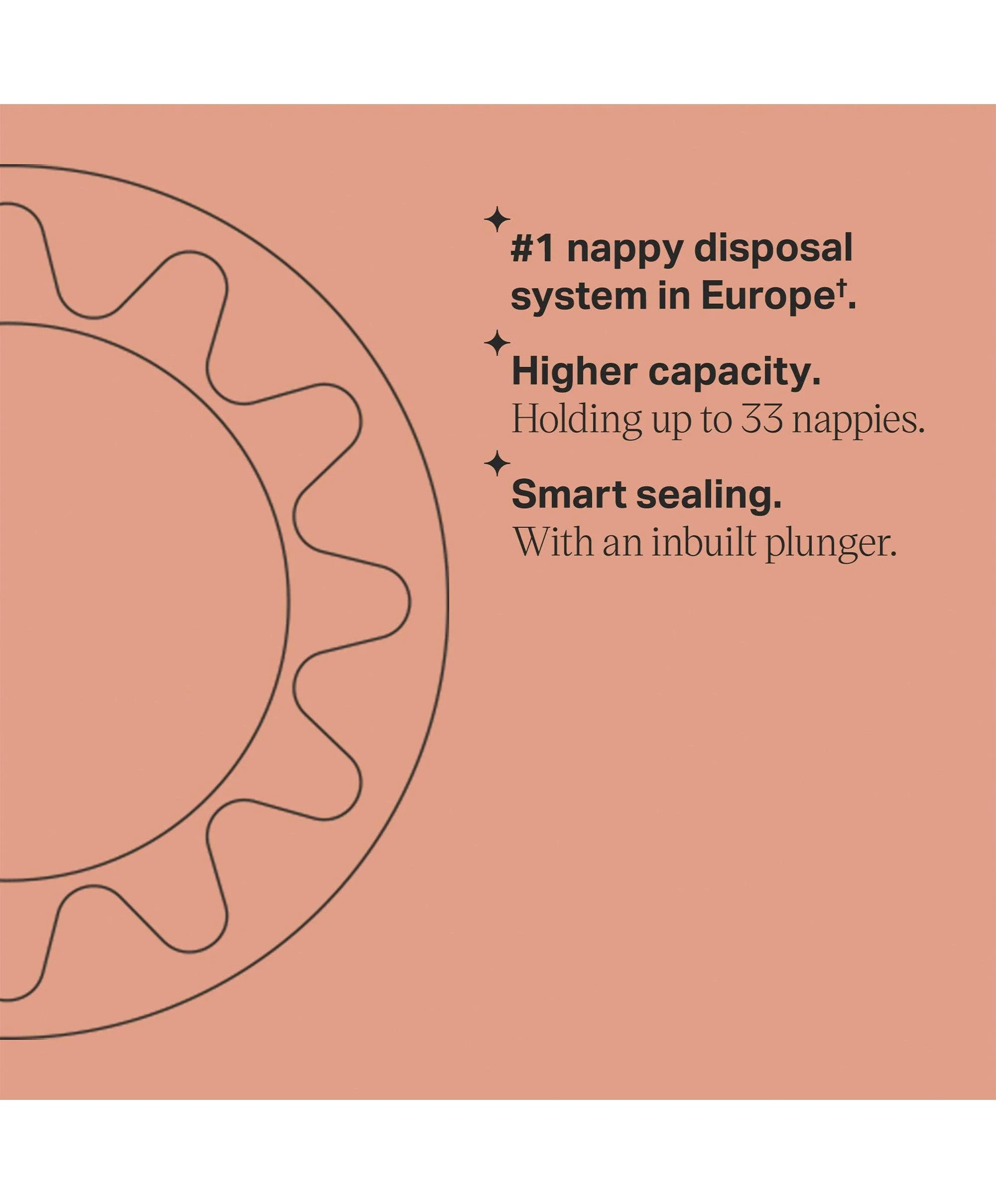 Tommee Tippee Twist & Click Advanced Nappy Bin - Image 3