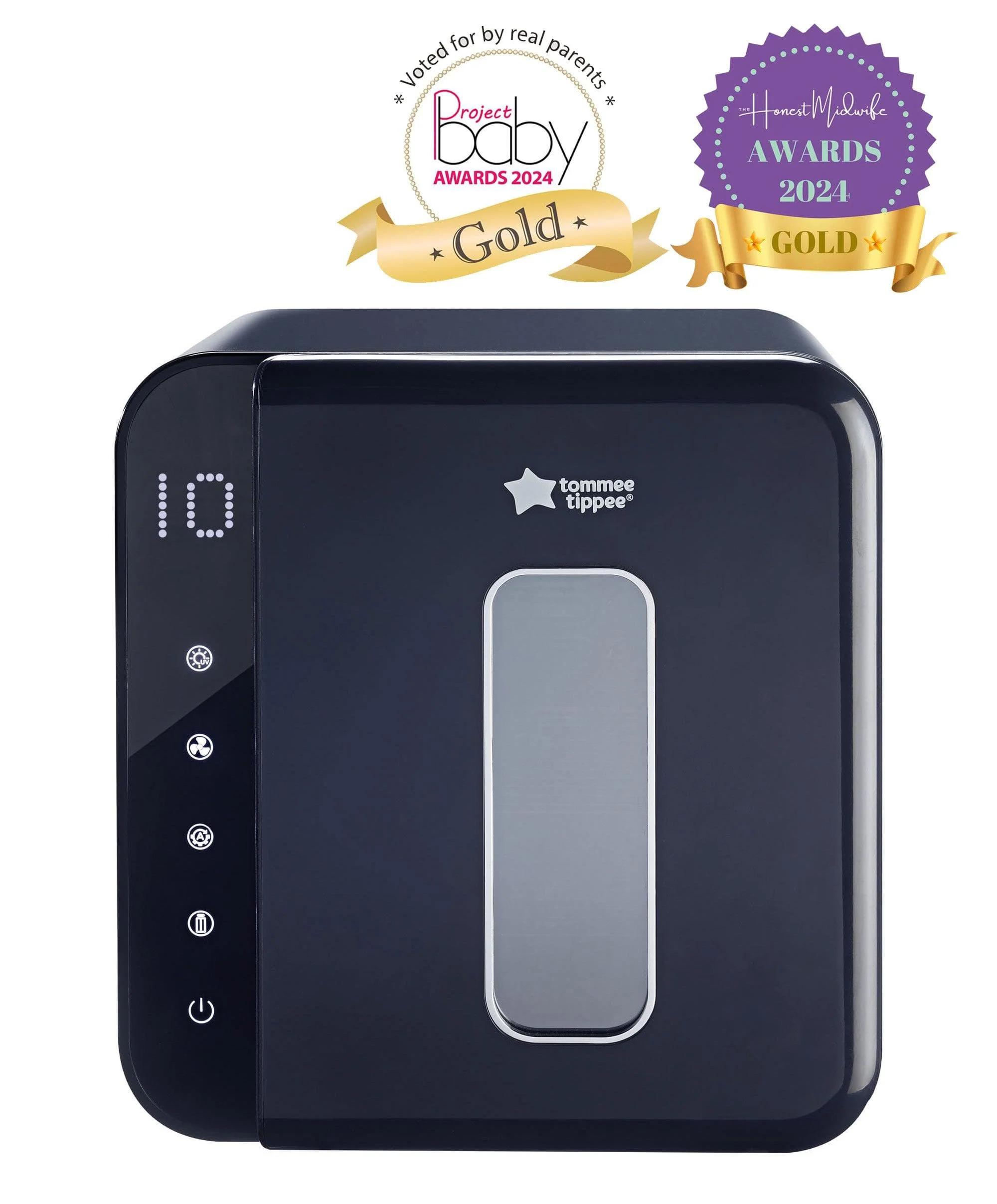 Tommee Tippee Ultra UV 3-in-1 Electric Steriliser & GoPrep Formula Feed Maker Bundle - Black - Image 3