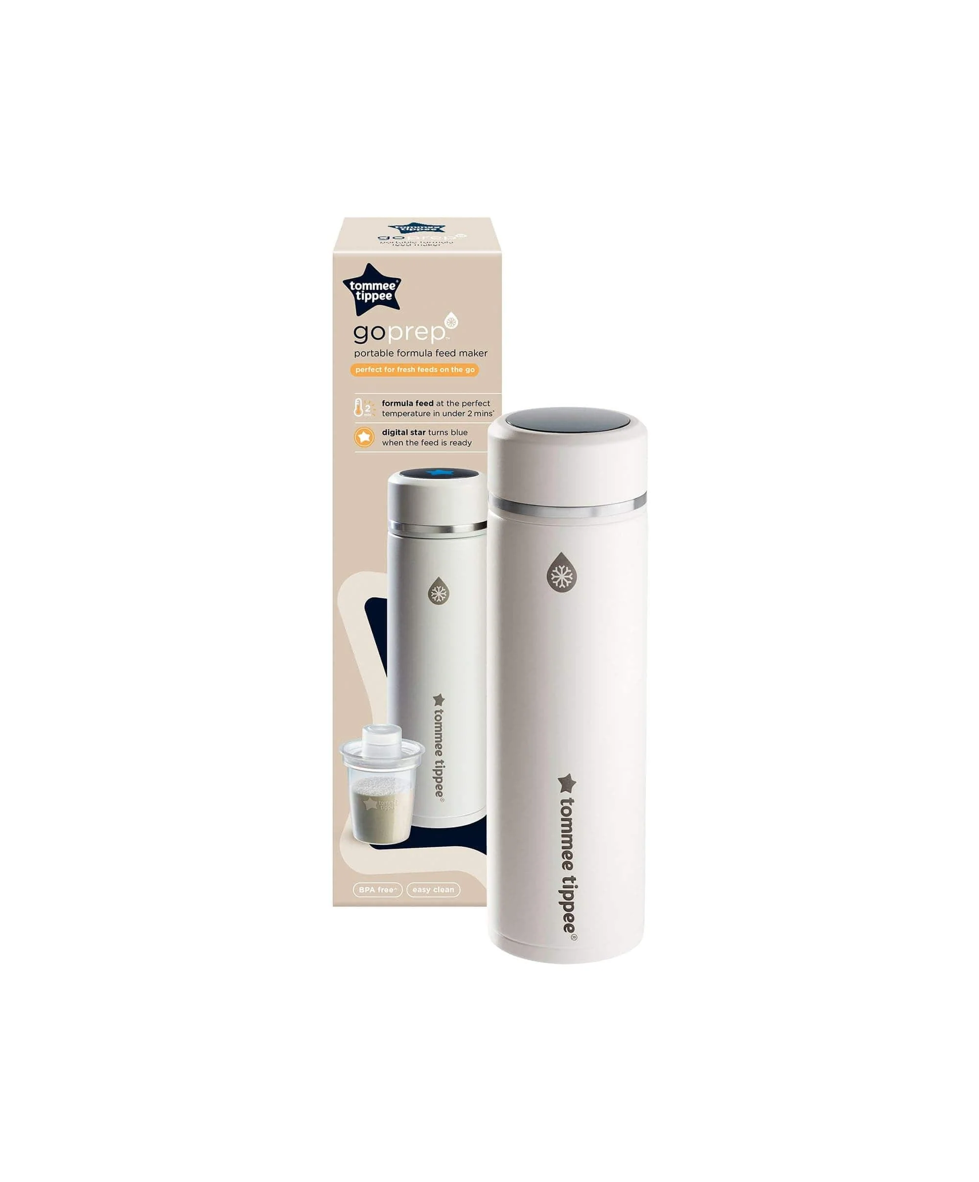 Tommee Tippee Ultra UV 3-in-1 Electric Steriliser & GoPrep Formula Feed Maker Bundle - White - Image 7