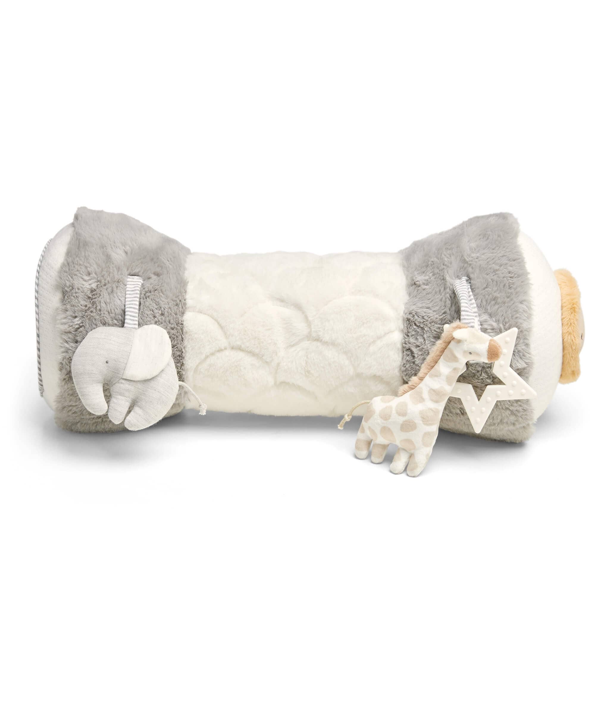 Tummy Time Roll - Welcome to the World Elephant Grey - Image 3