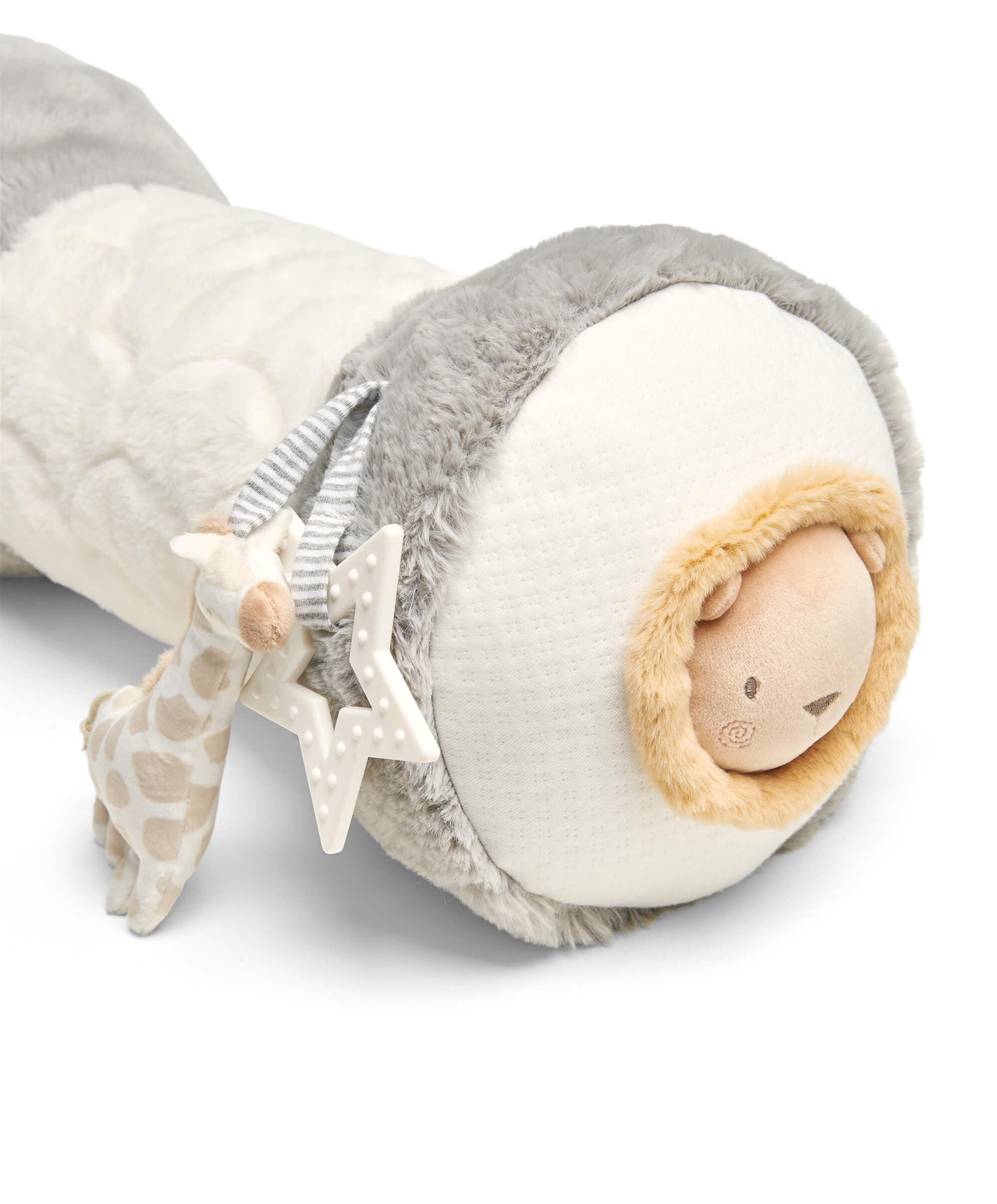 Tummy Time Roll - Welcome to the World Elephant Grey - Image 5