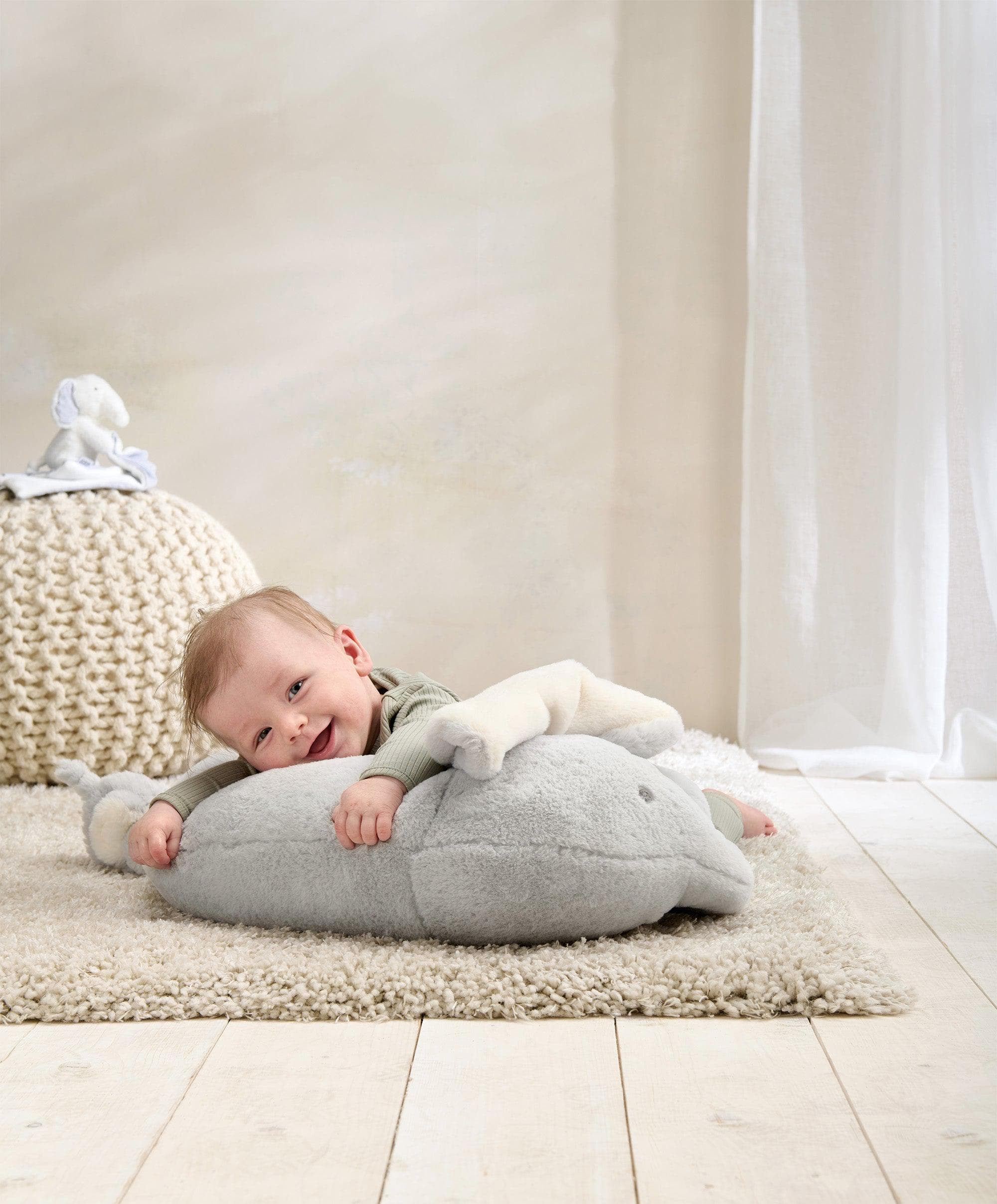 Tummy Time Snugglerug - Welcome to the World Elephant - Image 3