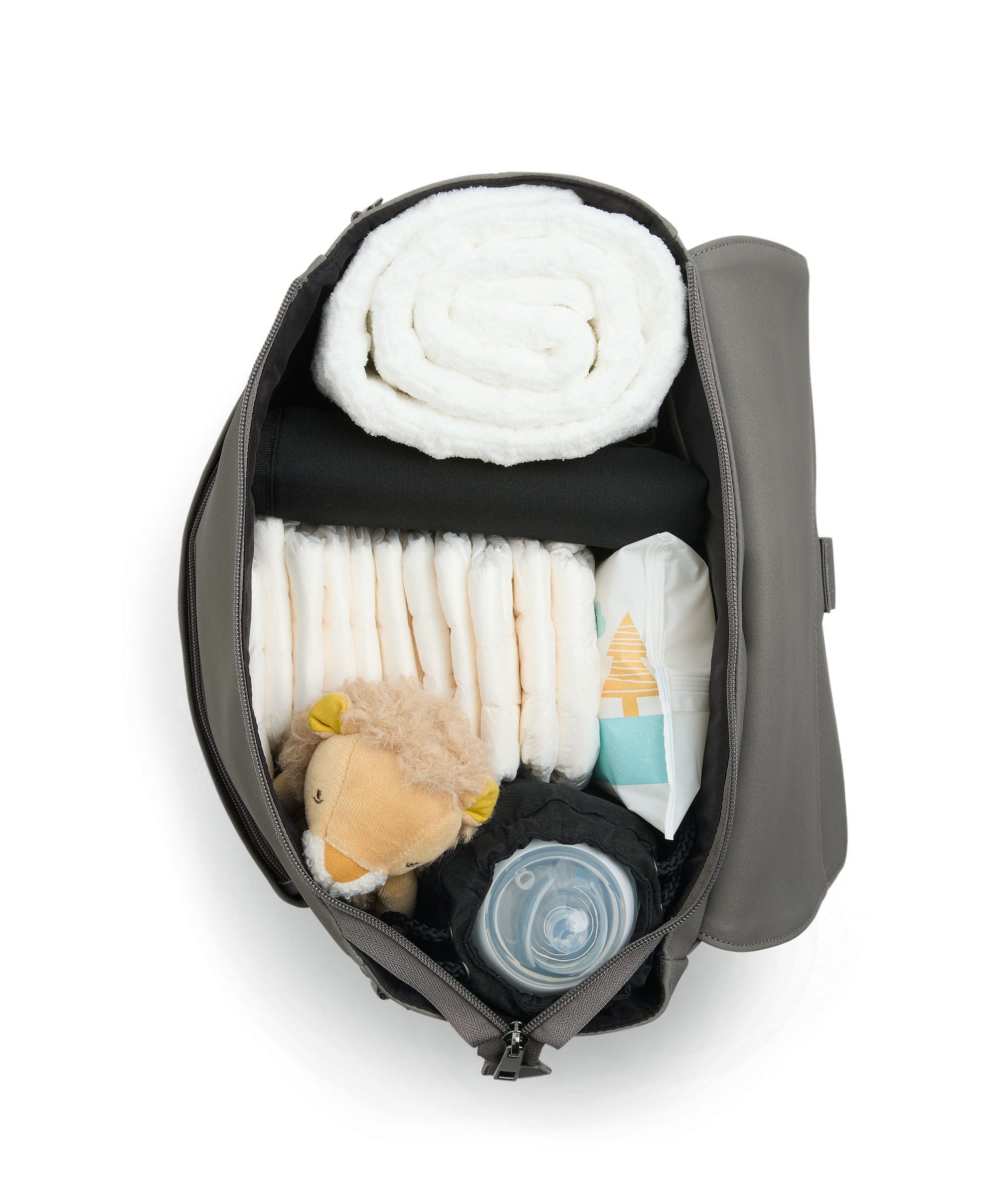 Utilitarian Backpack - Grey - Image 2