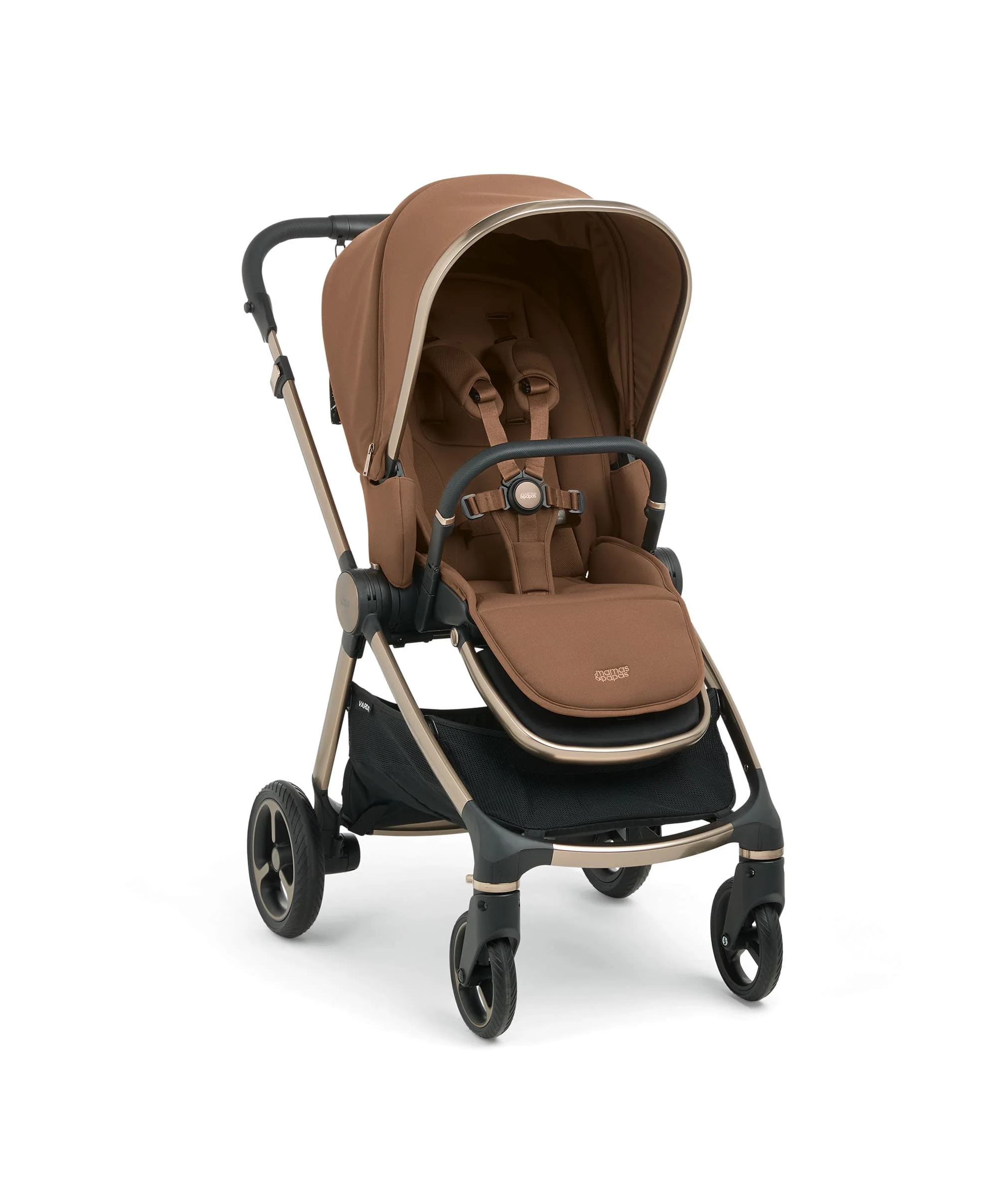 Vardo Pushchair Ultimate Newborn Bundle with Maxi-Cosi Pebble 360 Pro² Car Seat & Base (14 Pieces) - Nutmeg - Image 3