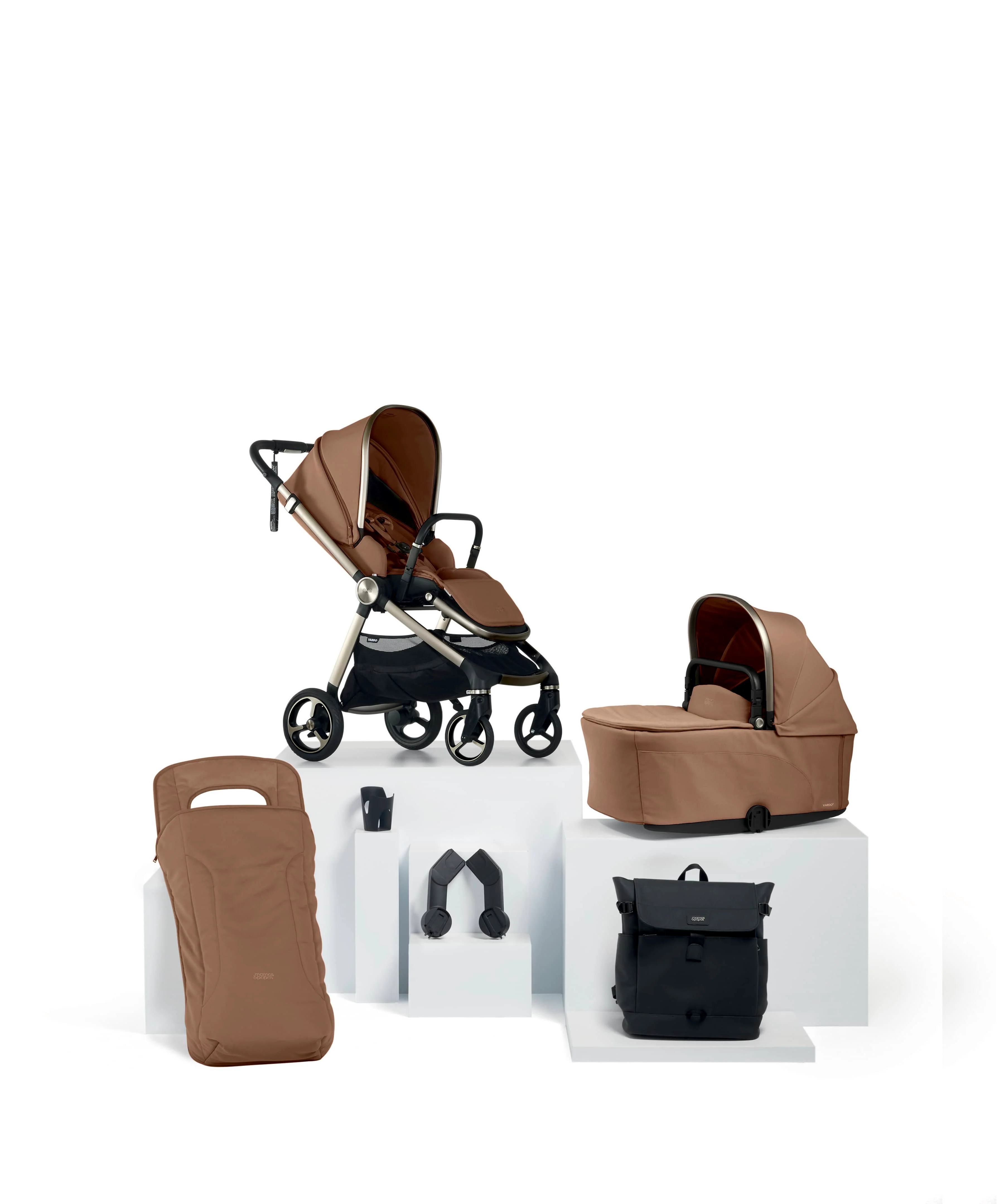 Vardo Pushchair Bundle (6 Pieces) - Nutmeg