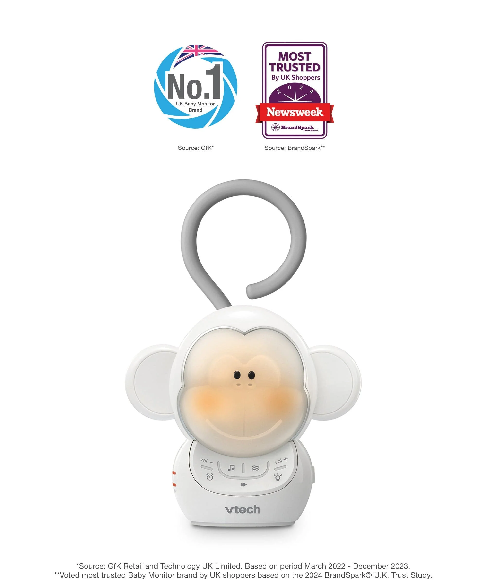 VTech BC8211 V-Hush Go Portable Sleep Soother - Image 3