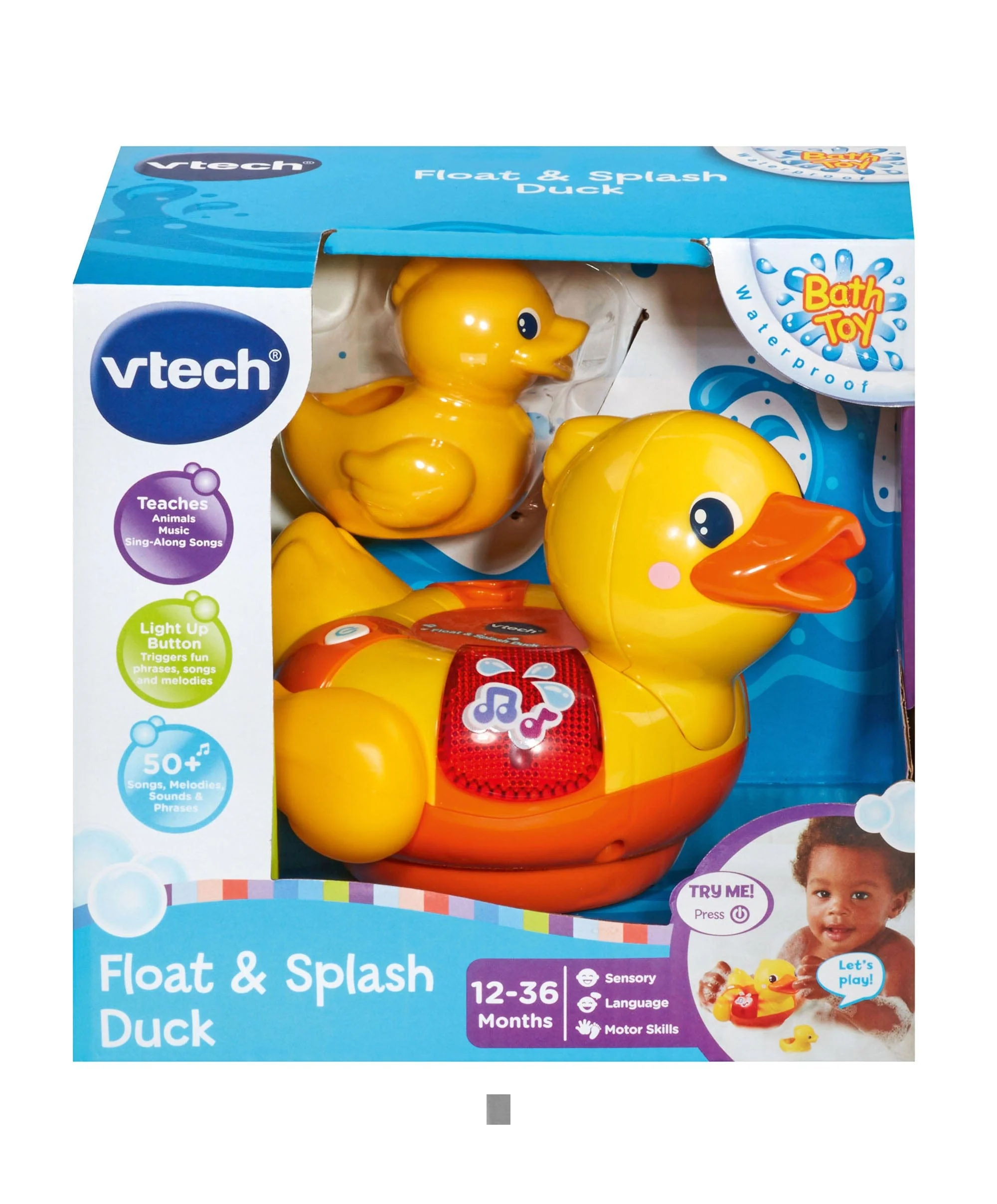 VTech Float & Splash Duck Bath Toy - Image 3