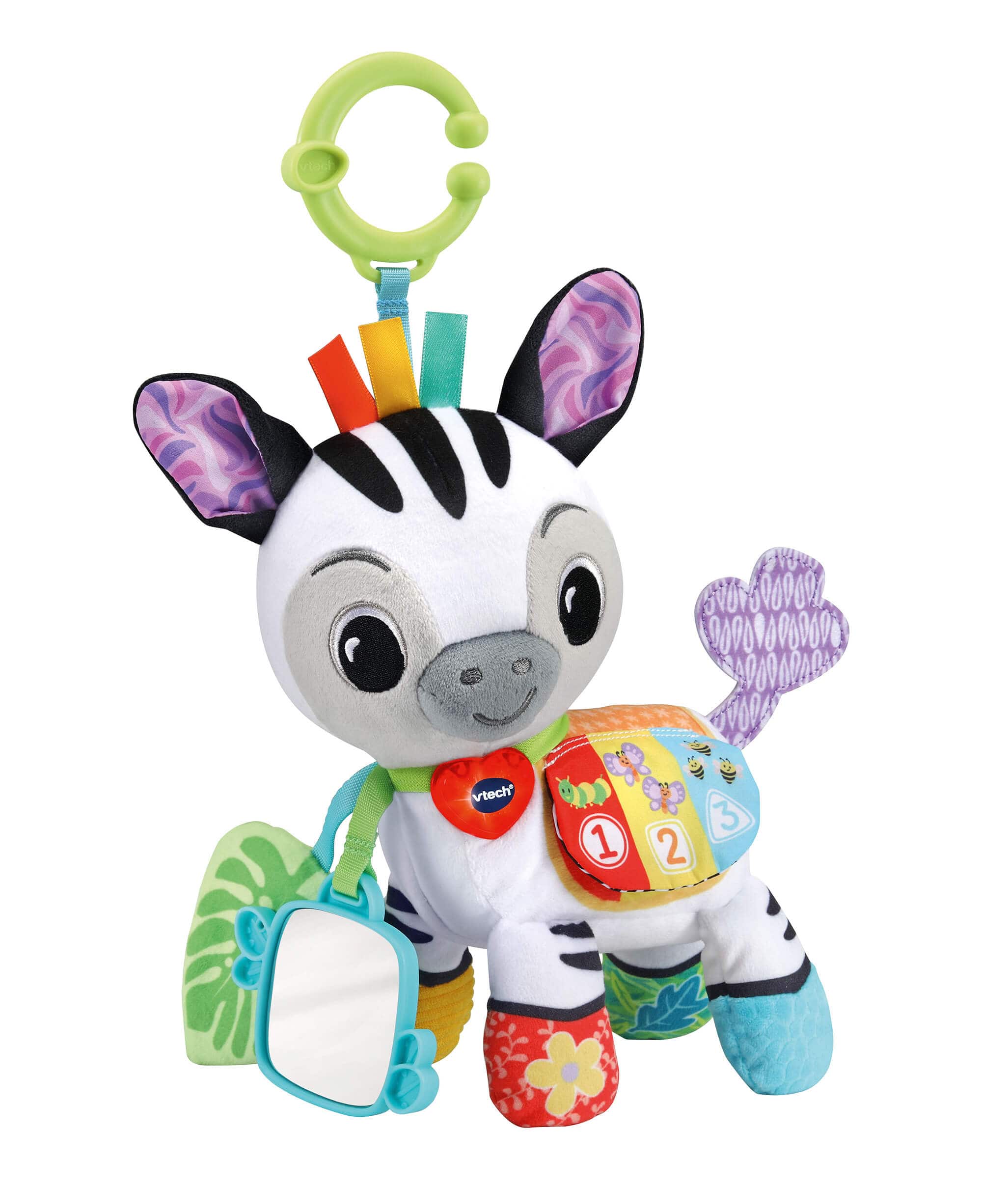 VTech On-the-Go Soft Zebra Travel Toy - Image 4