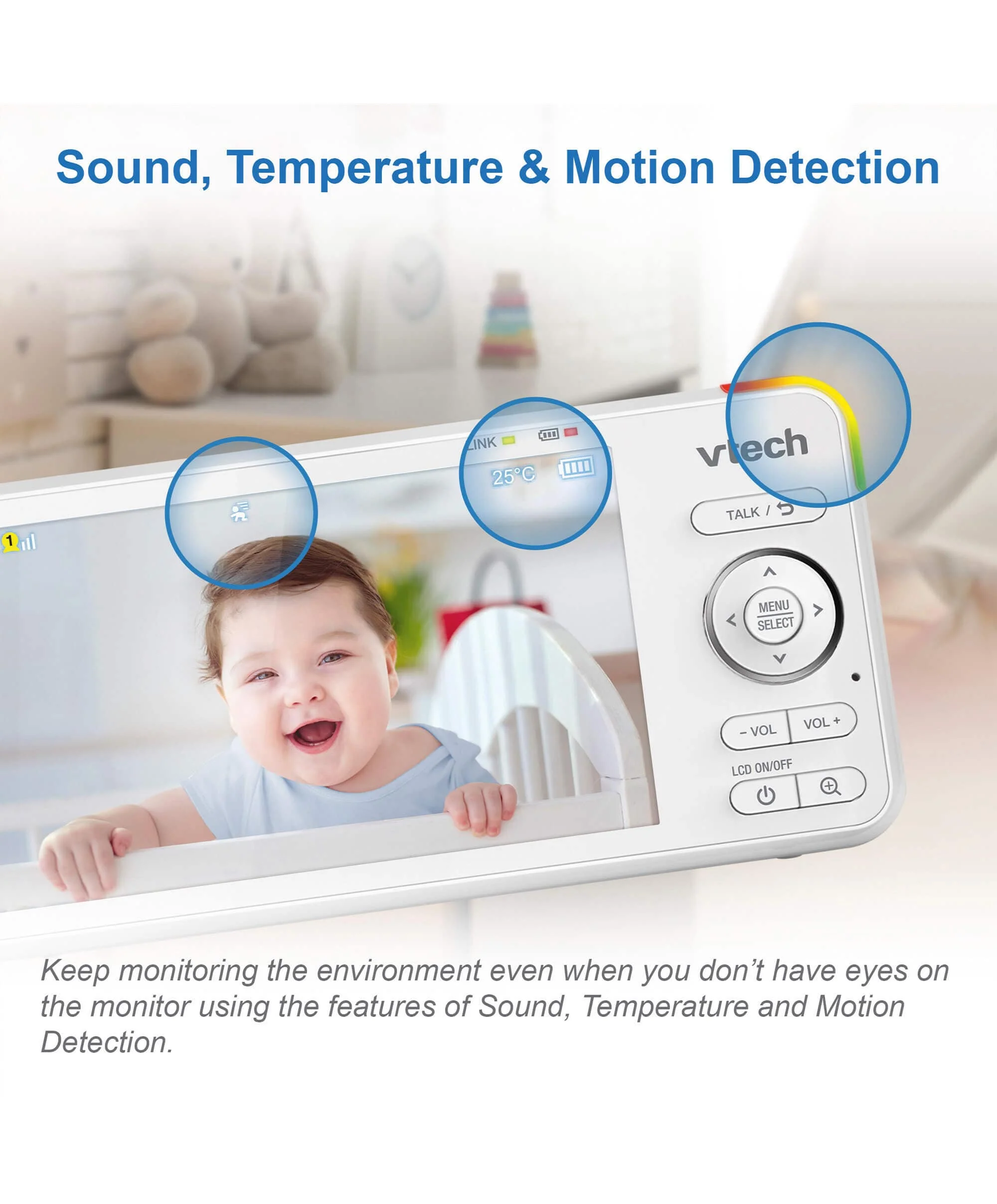 VTech RM5766HD Smart Video Baby Monitor - Image 11