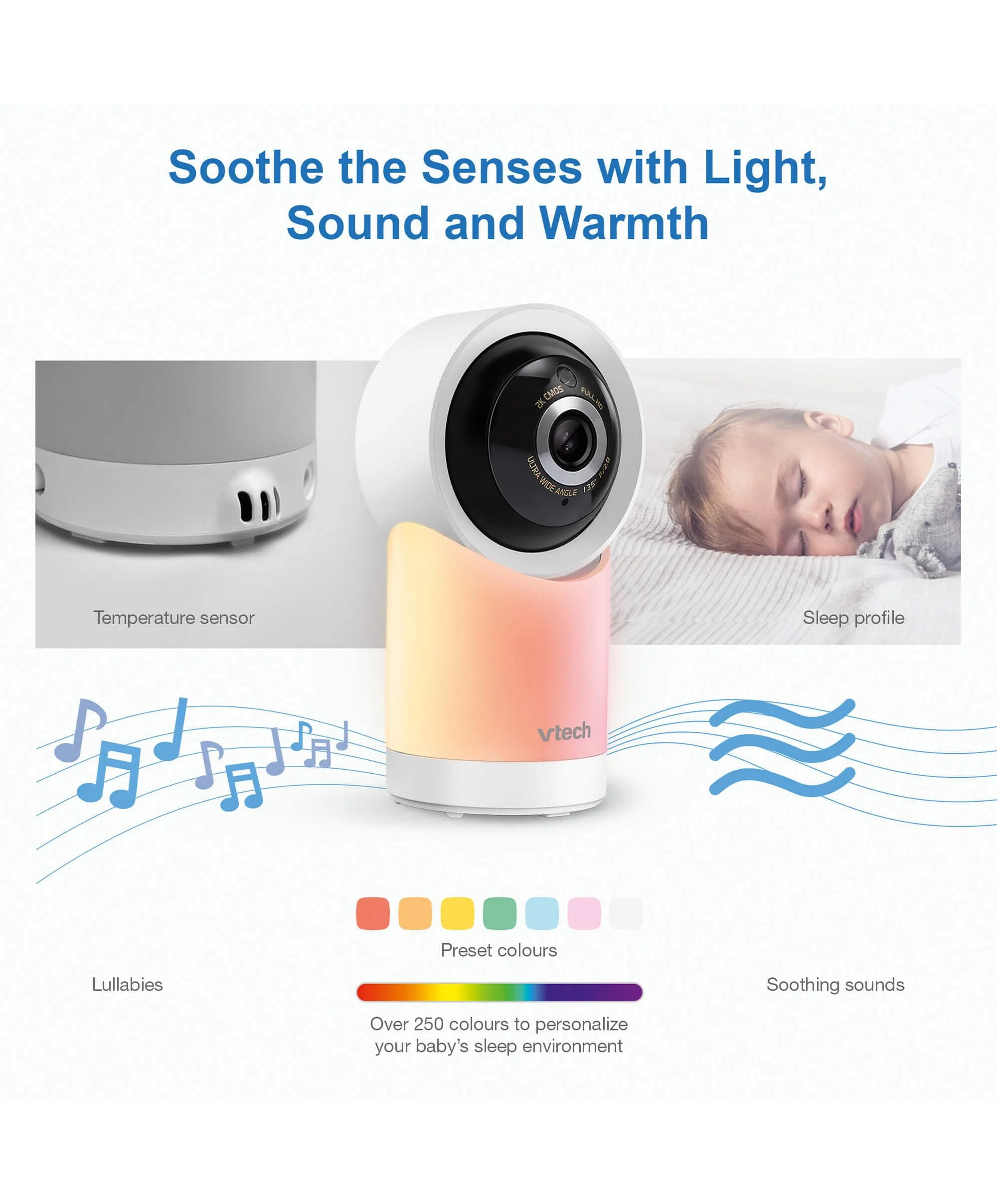 VTech RM5766HD Smart Video Baby Monitor - Image 7
