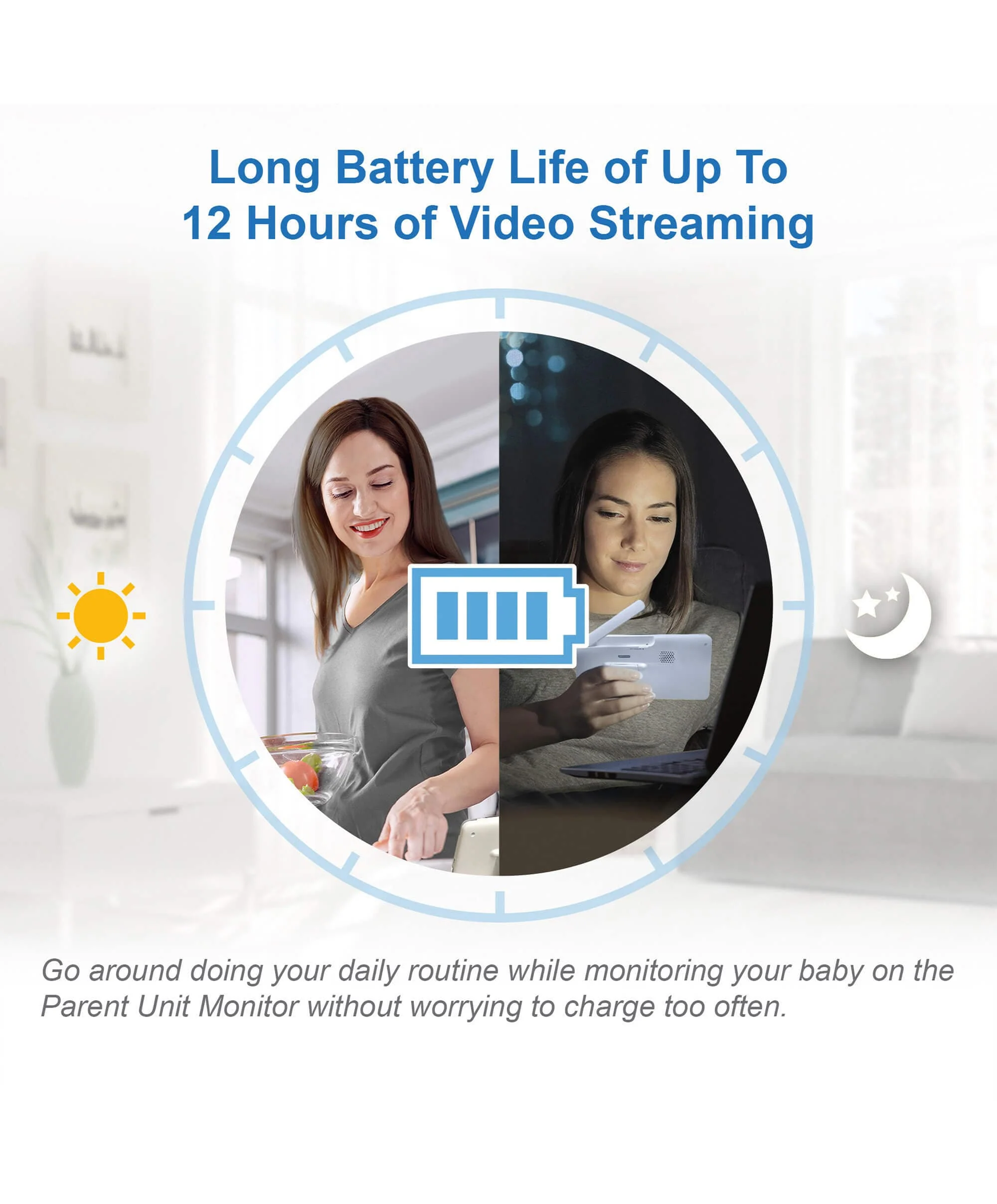 VTech RM5766HD Smart Video Baby Monitor - Image 9